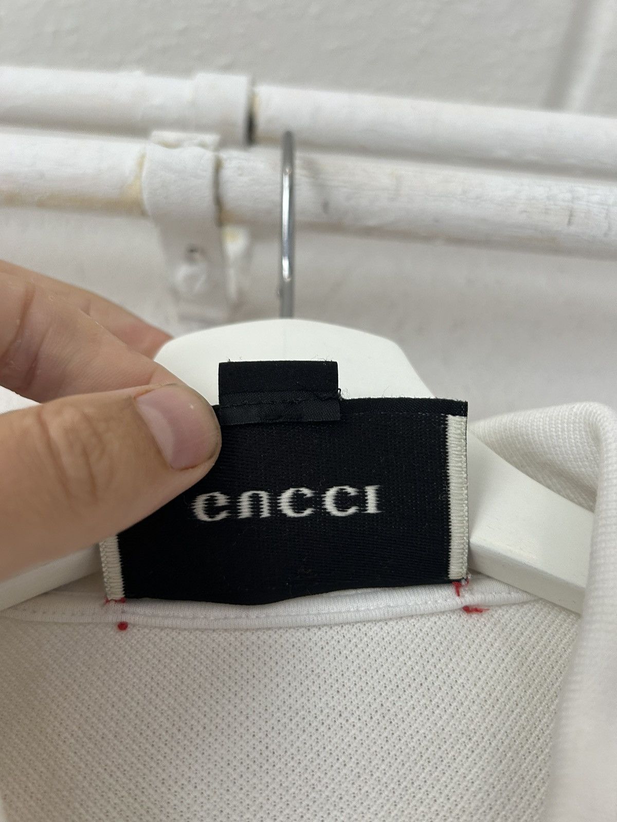 Gucci White Web Polo Size US S / EU 44-46 / 1 - 5 Thumbnail
