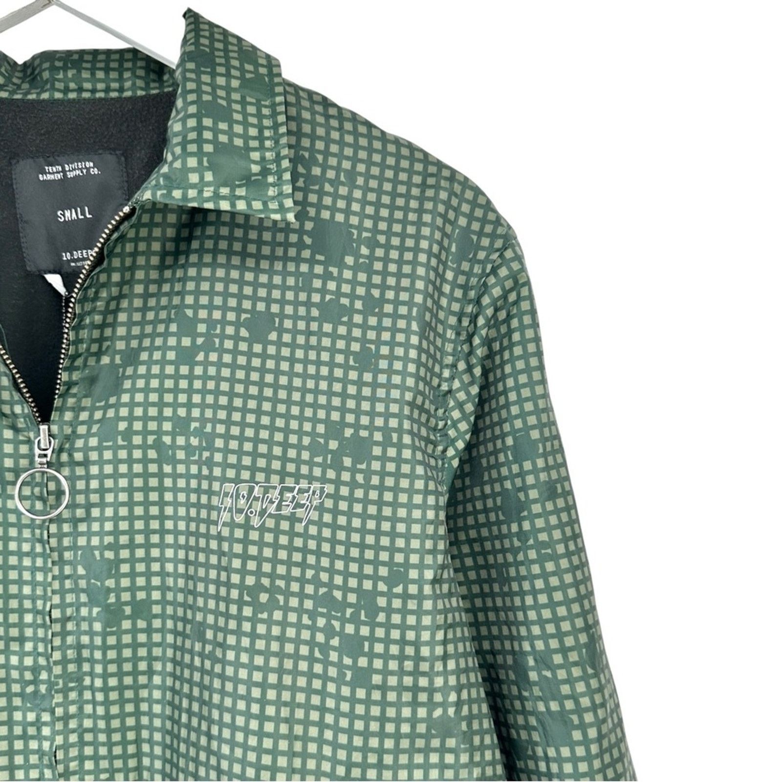 10 Deep NWT Dust To Dust Coach's Jacket - Green Floral Windbreaker Size US S / EU 44-46 / 1 - 3 Thumbnail