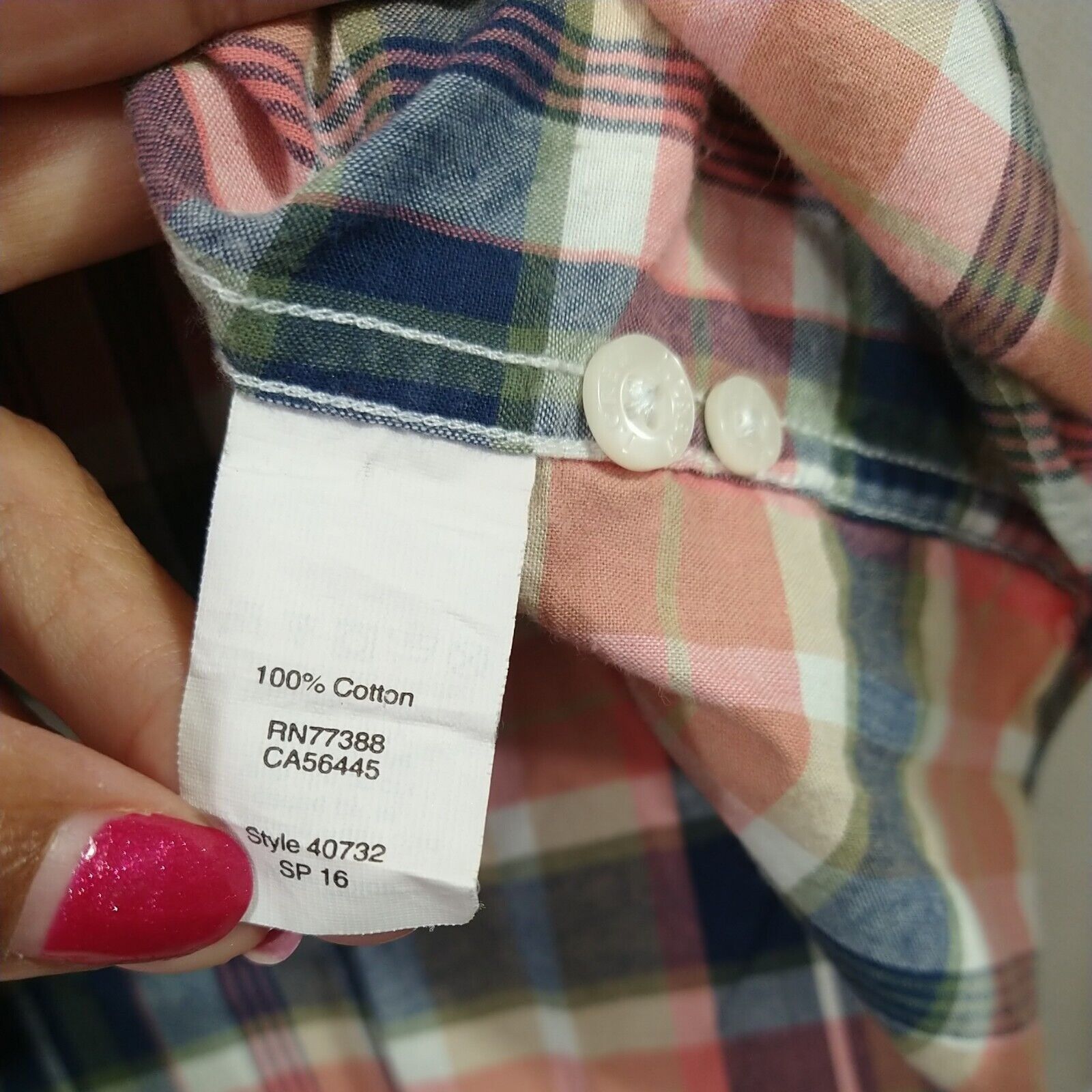 J.Crew J Crew Summer Plaid Button Down Collared Shirt Men Size M Size US M / EU 48-50 / 2 - 8 Thumbnail