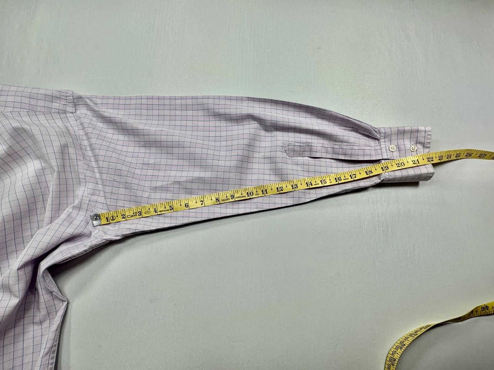Thomas Pink Thomas Pink Superfine Two-Fold Button Down Pink Mens 17.5/34 Size 42R - 6 Thumbnail