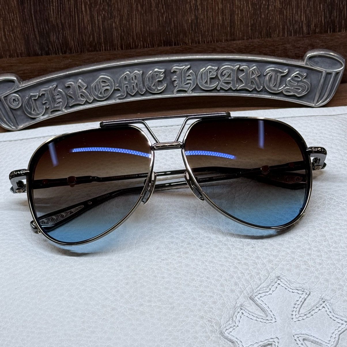 Chrome Hearts Chrome Hearts Box Eden 1/1 Sunglasses Size ONE SIZE - 1 Thumbnail