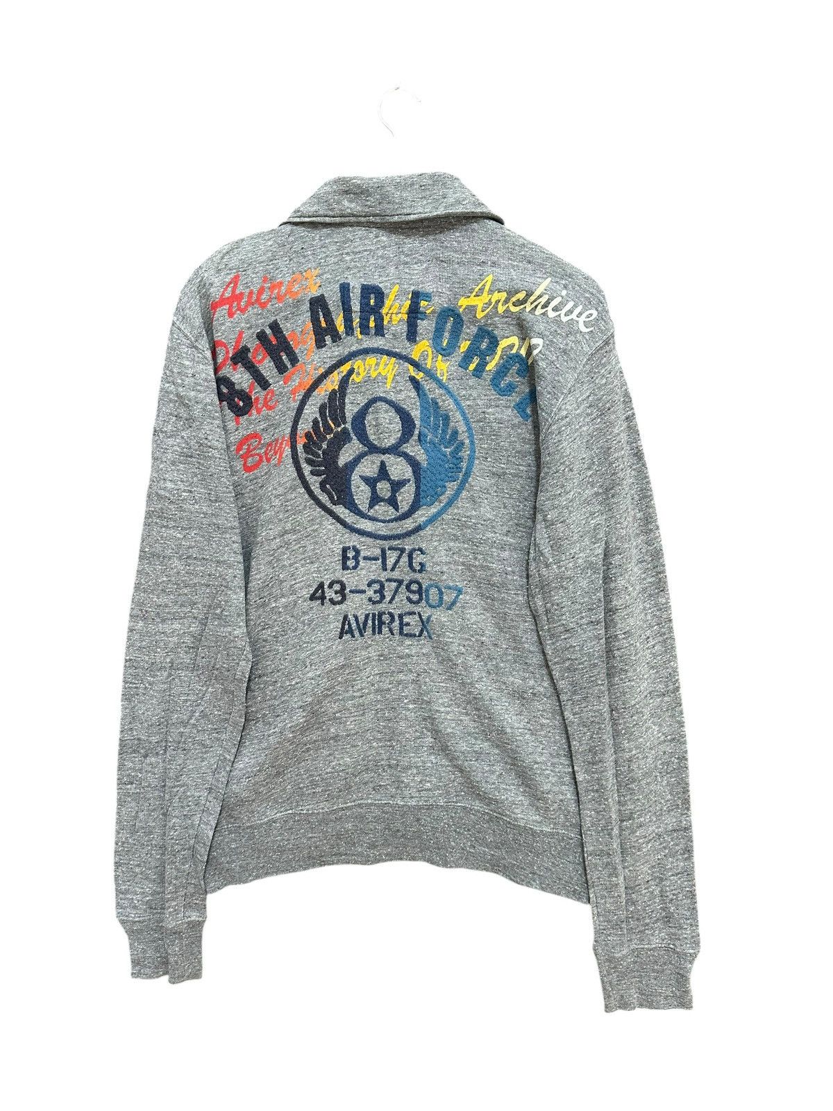 Avirex Avirex Embroidery Zipper Sweater Size US L / EU 52-54 / 3 - 2 Thumbnail