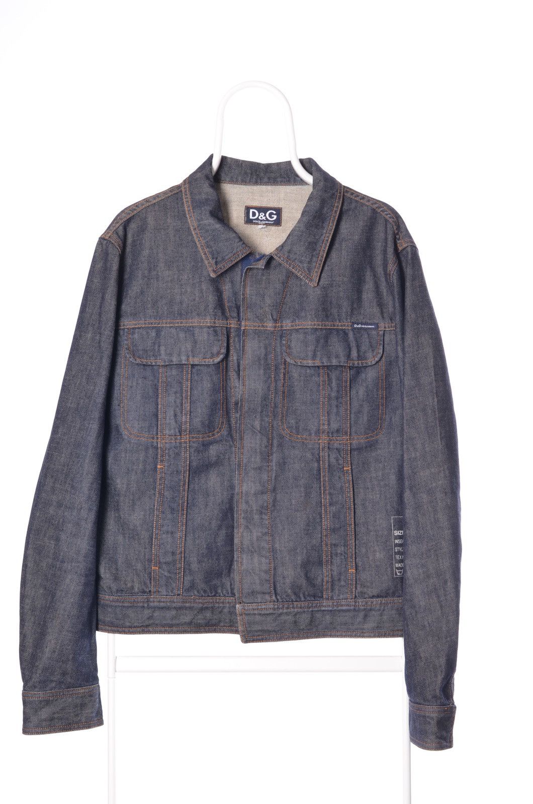 Dolce & Gabbana Dolce & Gabbana Vintage Denim Jacket fits L Size US L / EU 52-54 / 3 - 1 Thumbnail