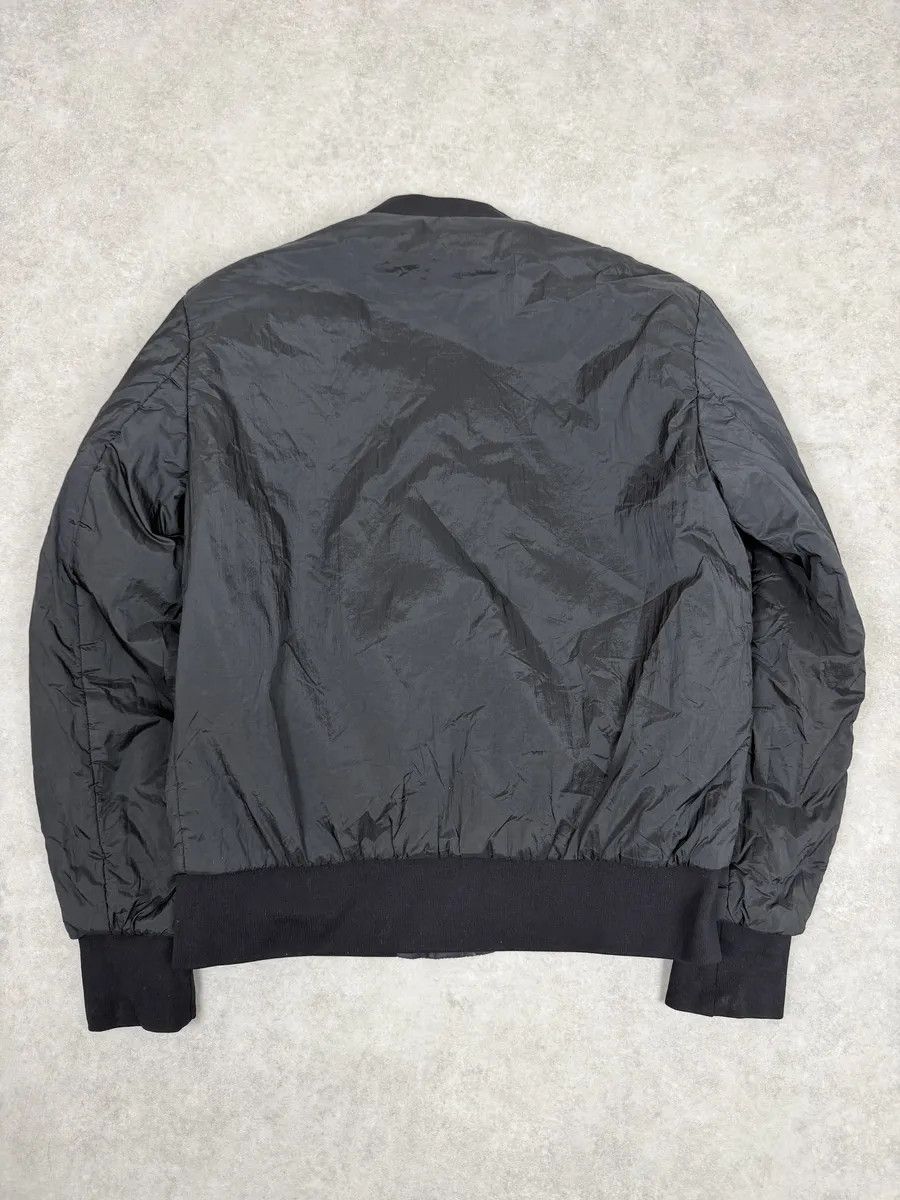 Emporio Armani AW2017 Emporio Armani Black & White Abstract Reversible Bomber Jacket Size US S / EU 44-46 / 1 - 4 Thumbnail