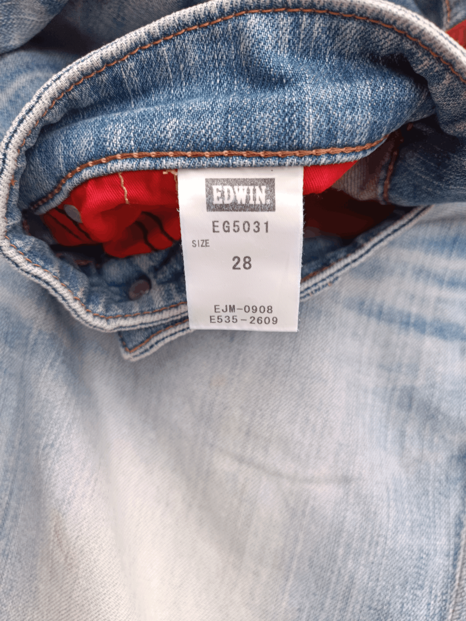 Edwin × Japanese Brand ARCHIVAL EDWIN 503 BOOT CUT REGULAR BLUE WASH DENIM Size US 30 / EU 46 - 12 Thumbnail