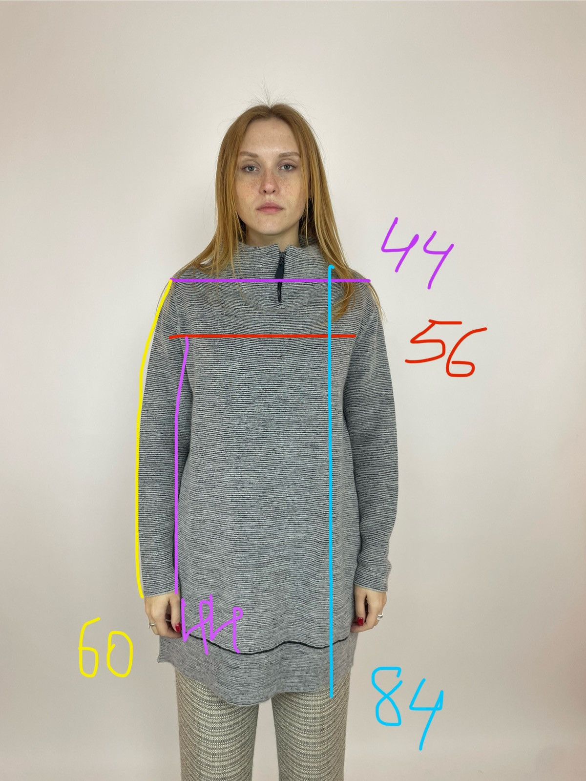 Annette Gortz × Designer annette gortz wool long sweater half zip Womens size XL Size XL / US 12-14 / IT 48-50 - 13 Thumbnail