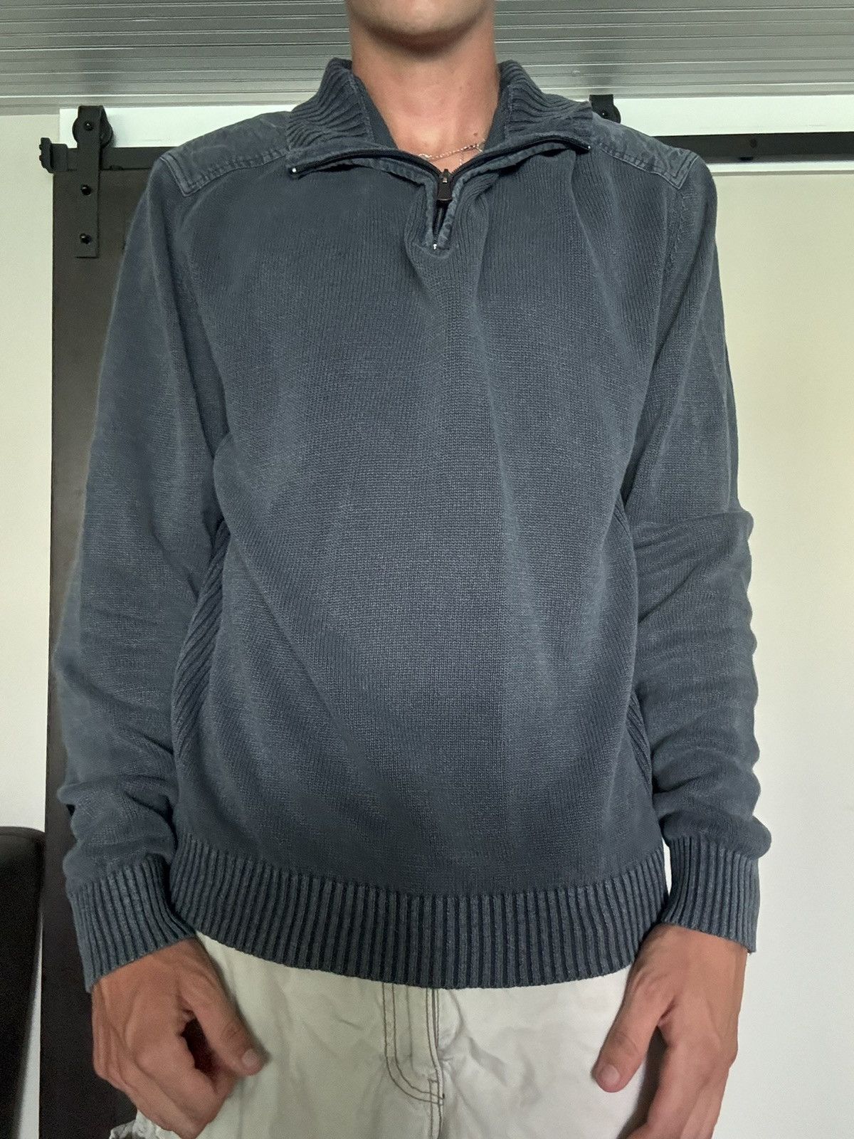 Other Navy Blue Zip Up Sweatshirt Size US L / EU 52-54 / 3 - 5 Thumbnail