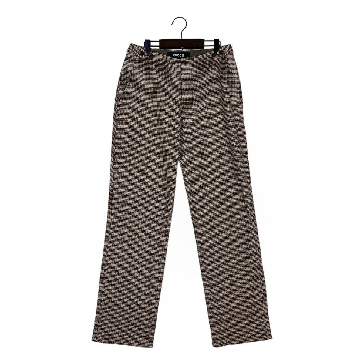 Zucca Vintage Zucca Issey Miyake Houndstooth Wool Trousers Size 32" / US 10 / IT 46 - 1 Thumbnail