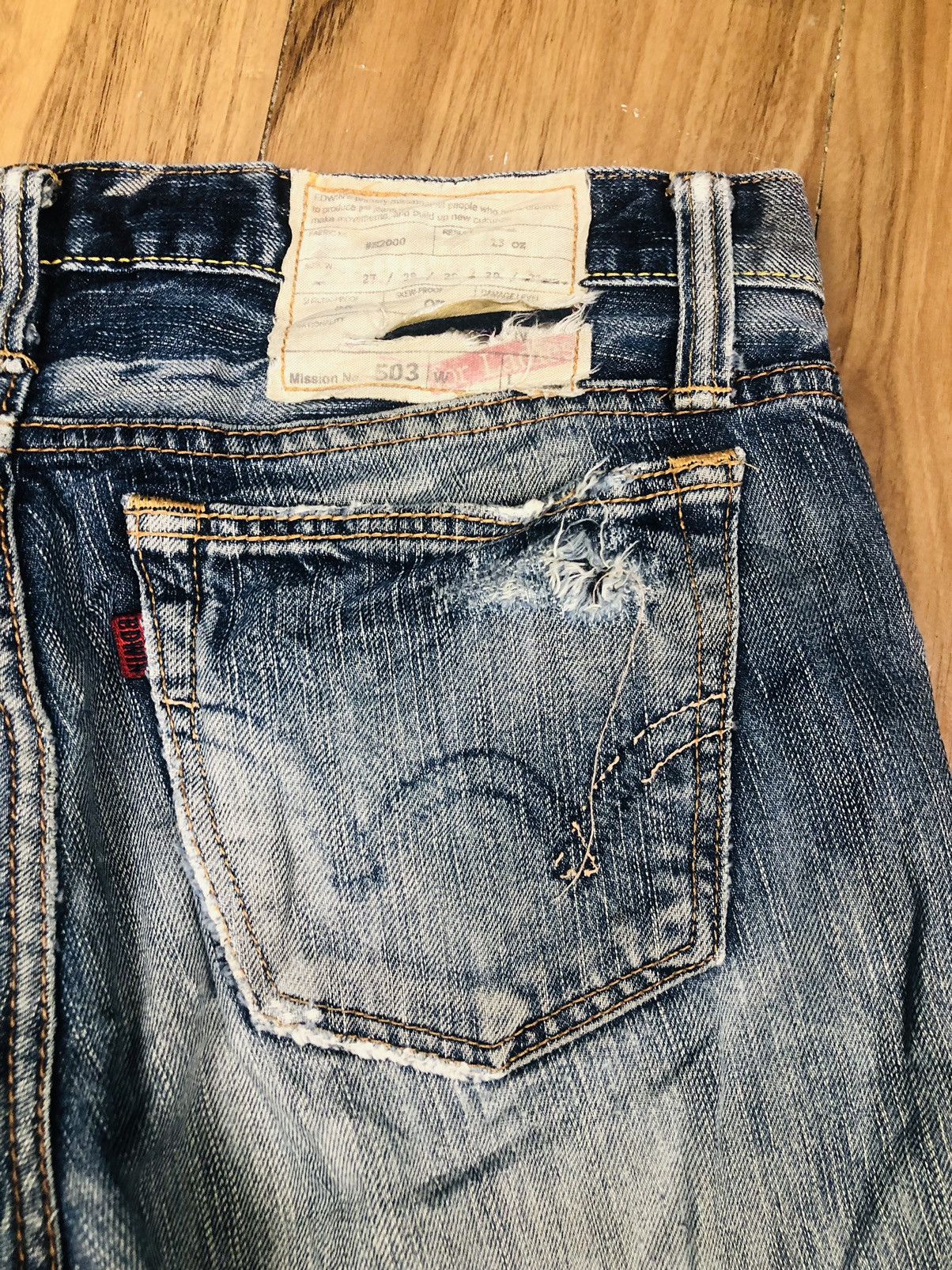 Edwin Edwin Distressed Jeans (21) Size US 32 / EU 48 - 19 Thumbnail