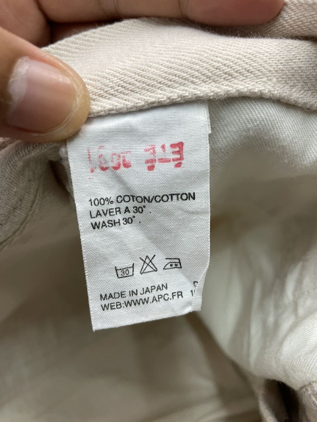 A.P.C. Vintage APC Jeans Selvedge Denim White Size 28 Size US 28 / EU 44 - 8 Thumbnail