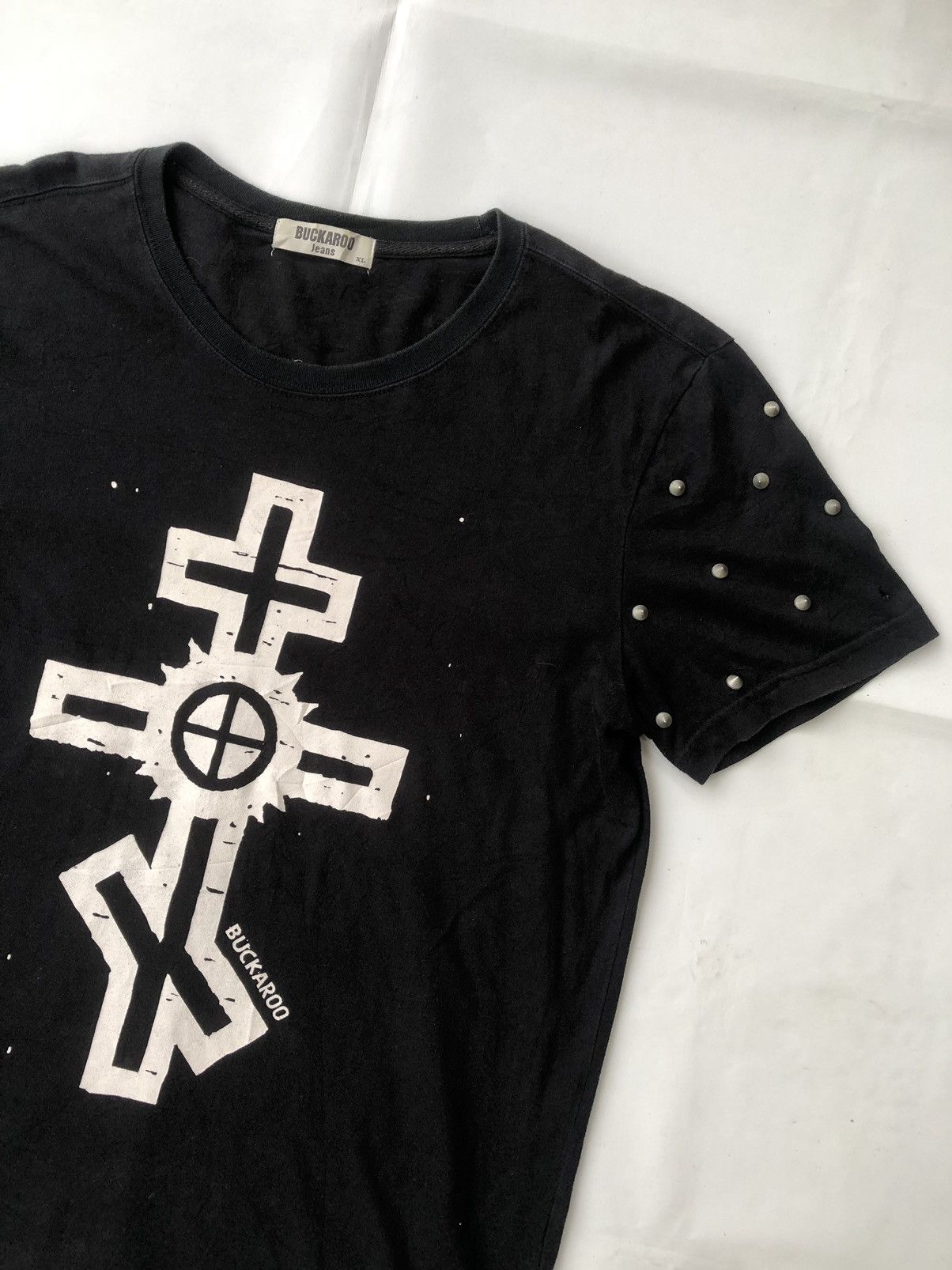 KMRii Buckaroo Studded Short Shirt Japanese Punk Style Size US XL / EU 56 / 4 - 3 Thumbnail