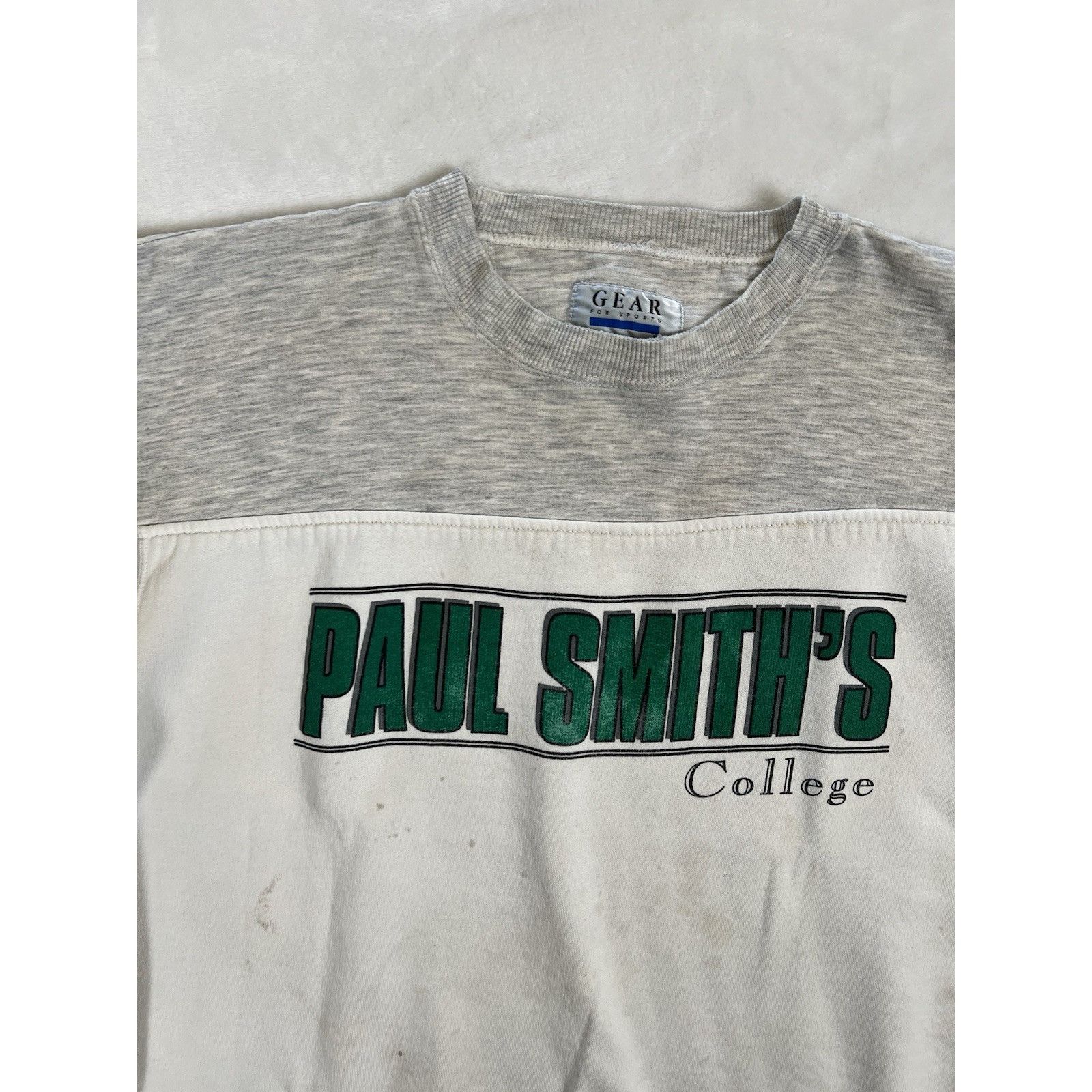 Vintage Vintage Paul Smith’s College Crewneck Sweatshirt Size XL 90s Size US XL / EU 56 / 4 - 2 Thumbnail