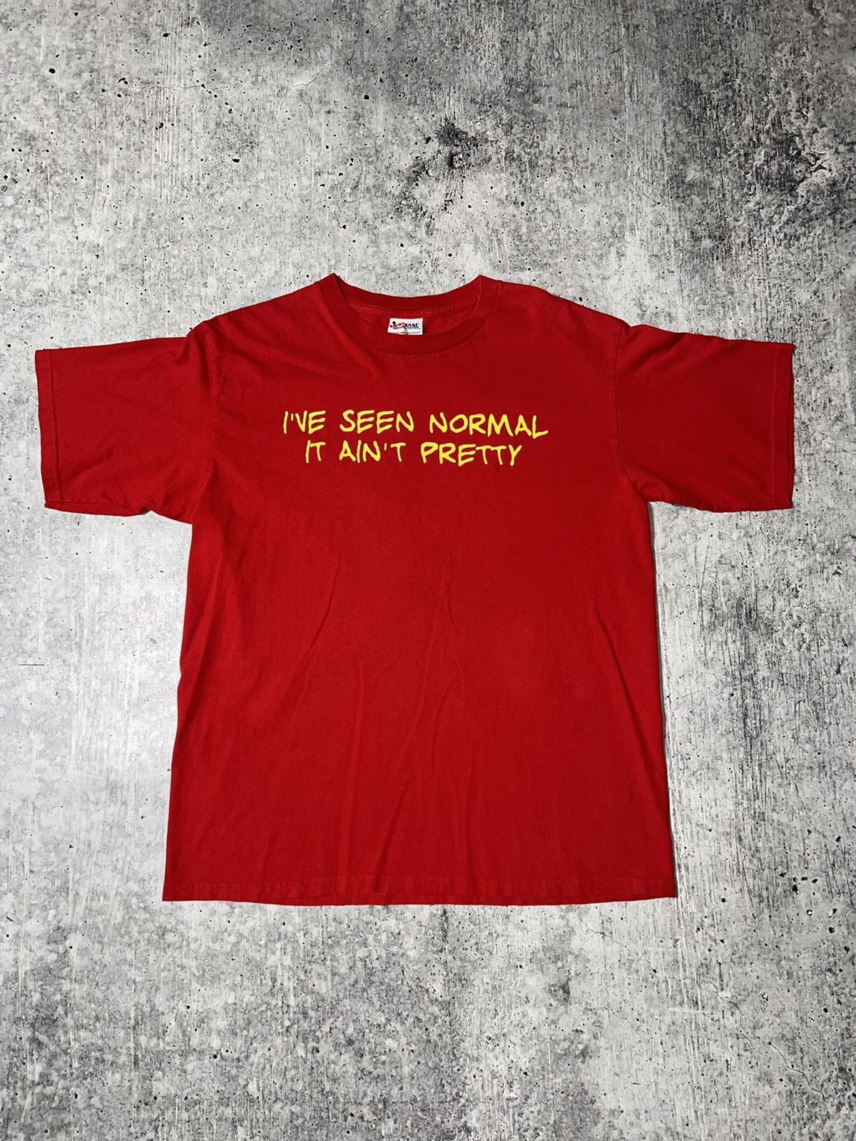 Vintage Vintage Y2K Funny Saying Graphic Tee Size US XL / EU 56 / 4 - 1 Thumbnail