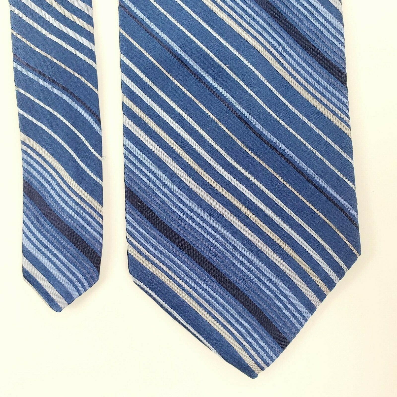 Apt. 9 Apt 9 Blue Striped Silk Tie Classic Size ONE SIZE - 1 Thumbnail
