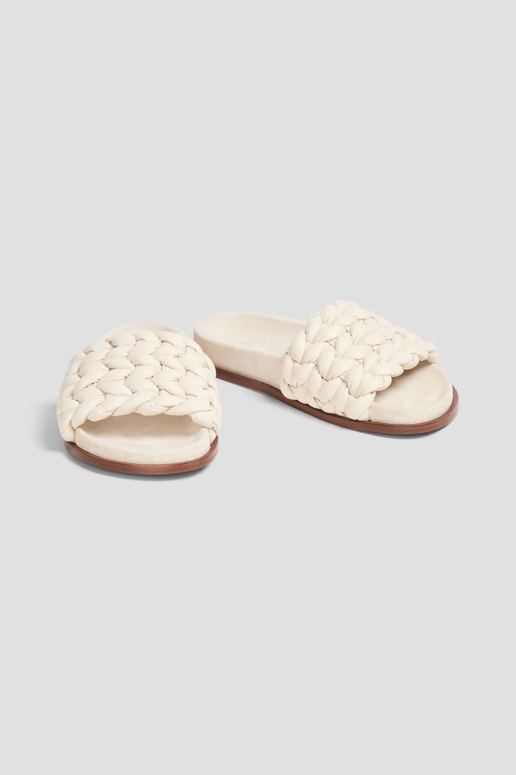Chloe o1y0825 Leather Slippers in Ivory Size US 6 / IT 36 - 4 Thumbnail