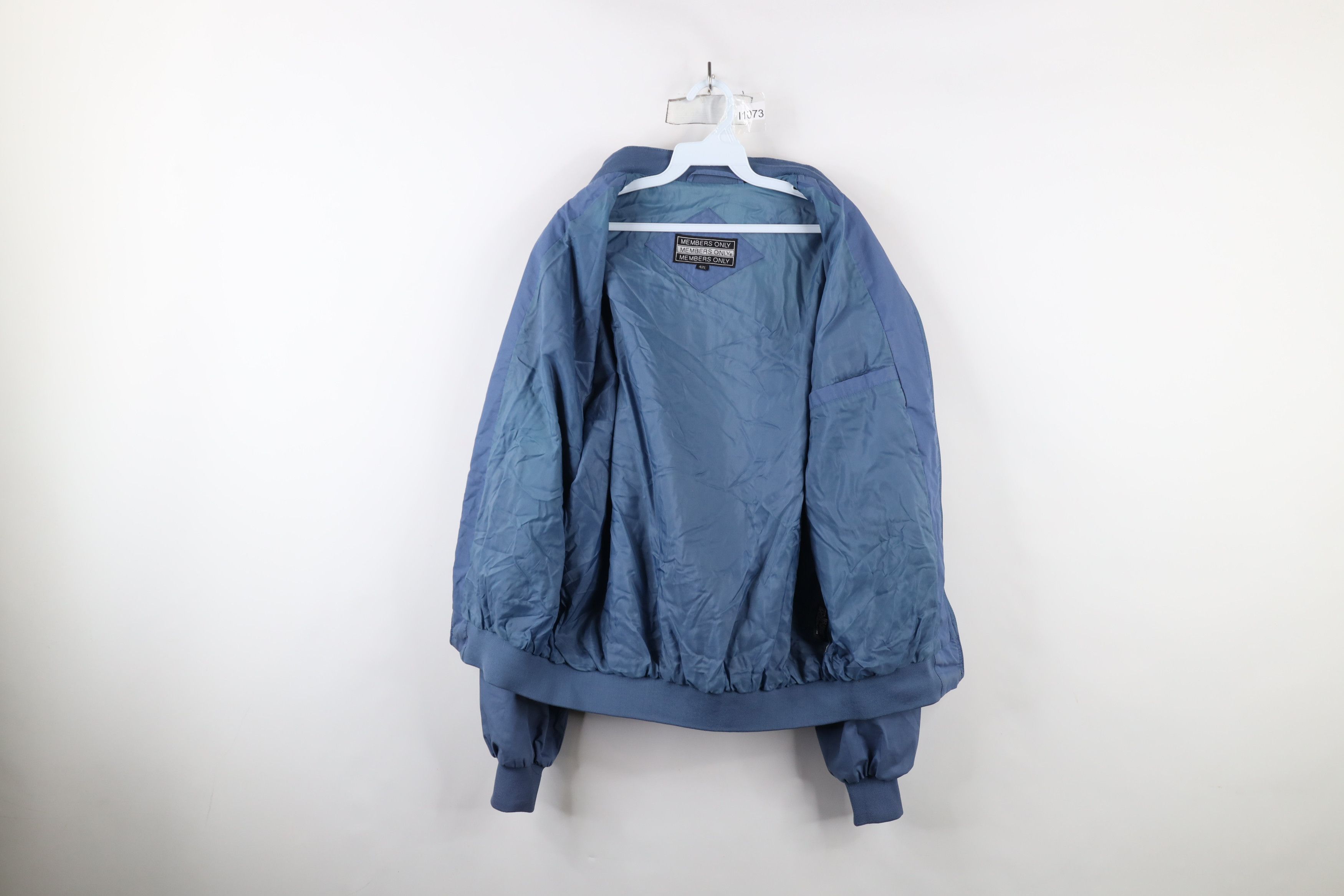 Vintage Vintage 80s 90s Members Only Cafe Racer Bomber Jacket Blue Size US XL / EU 56 / 4 - 10 Thumbnail