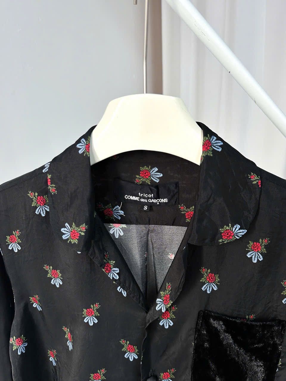 Comme des Garcons 2018 Comme Des Garcons Flower Cupra Shirts Size US S / EU 44-46 / 1 - 3 Thumbnail