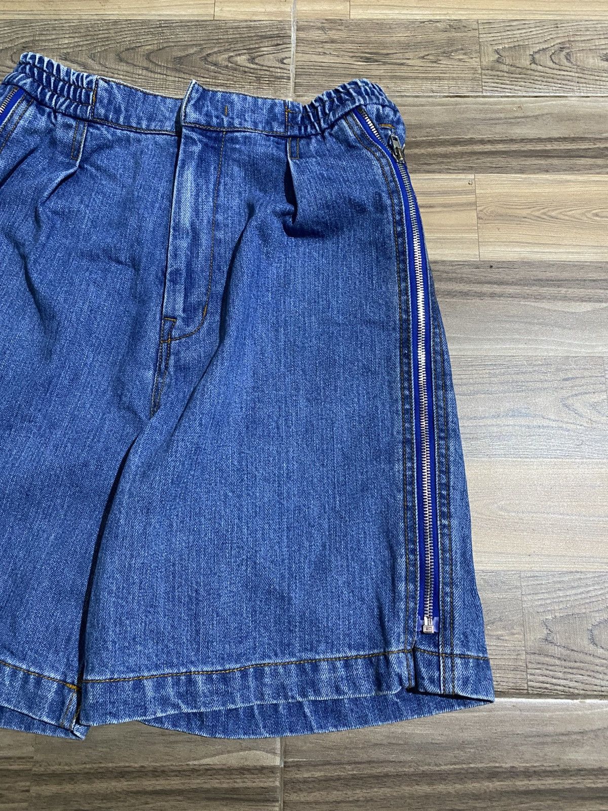 Juun.J JUUN J ZIP SHORT DENIM Size US 30 / EU 46 - 4 Thumbnail