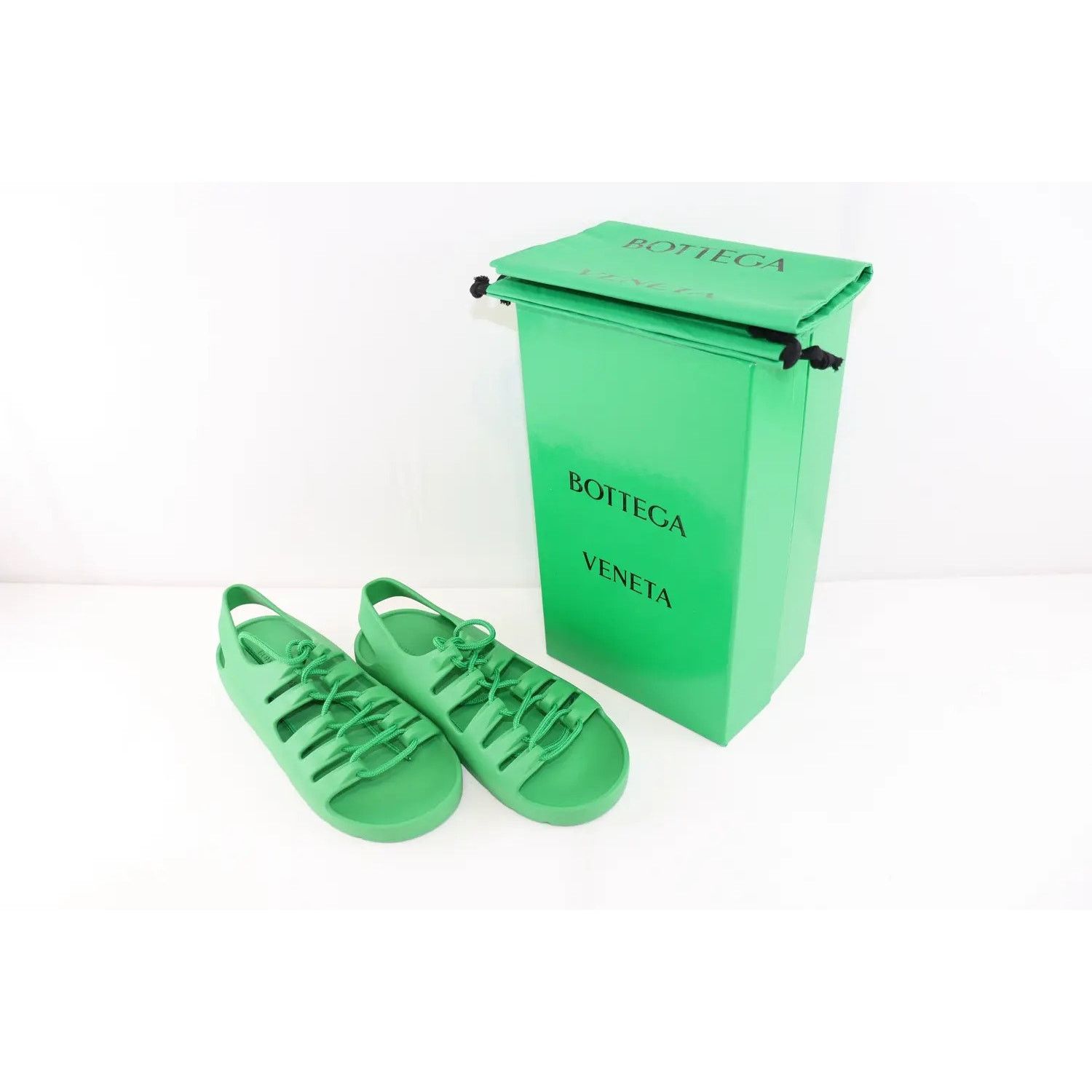 Bottega Veneta o1rshd1 Q:2 / Gel Rubber Jelly Sandal in Grass Size US 10 / EU 43 - 9 Thumbnail