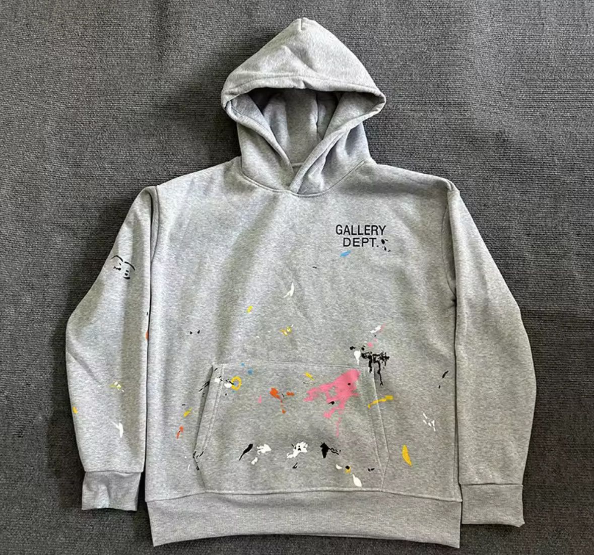 Other Retro Autumn Winter American Graffiti Paint Pullover Hoodie Size US XL / EU 56 / 4 - 1 Thumbnail