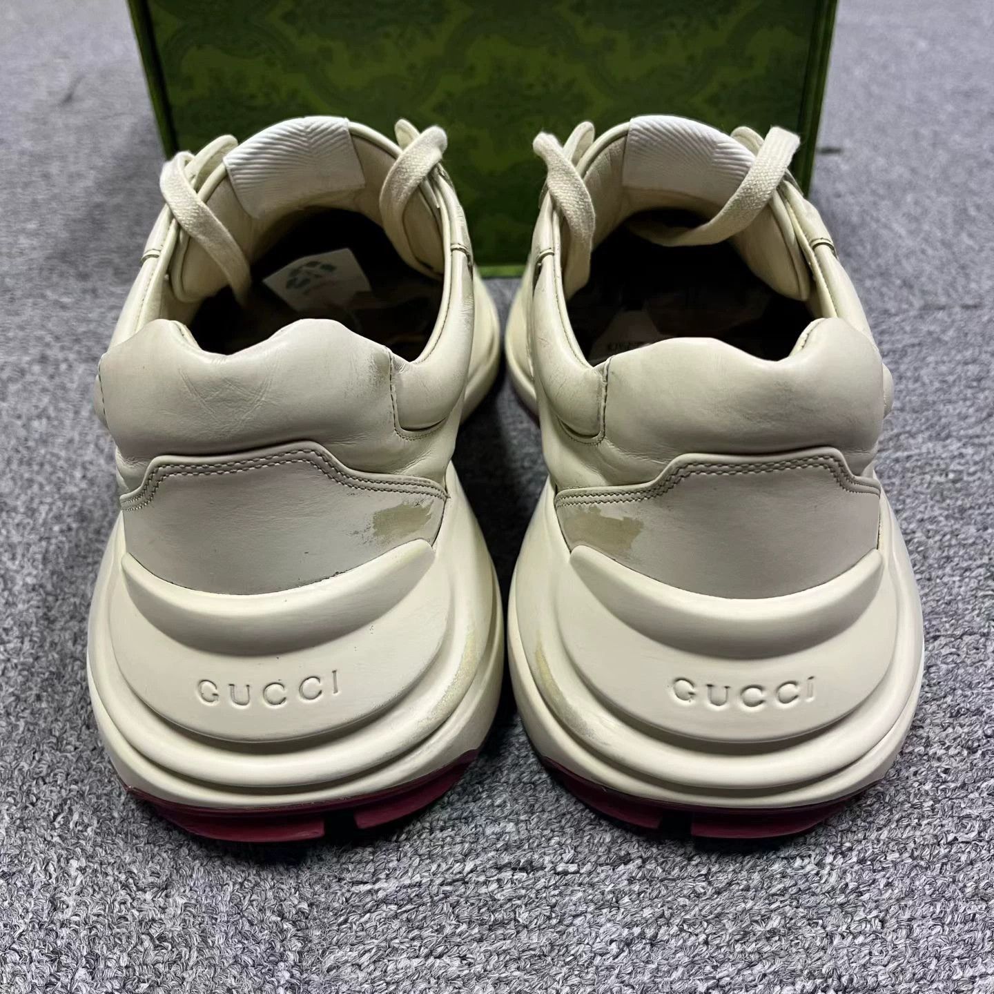 Gucci gucci white chunky dad shoes size 9.5 Size US 9.5 / EU 42-43 - 4 Thumbnail