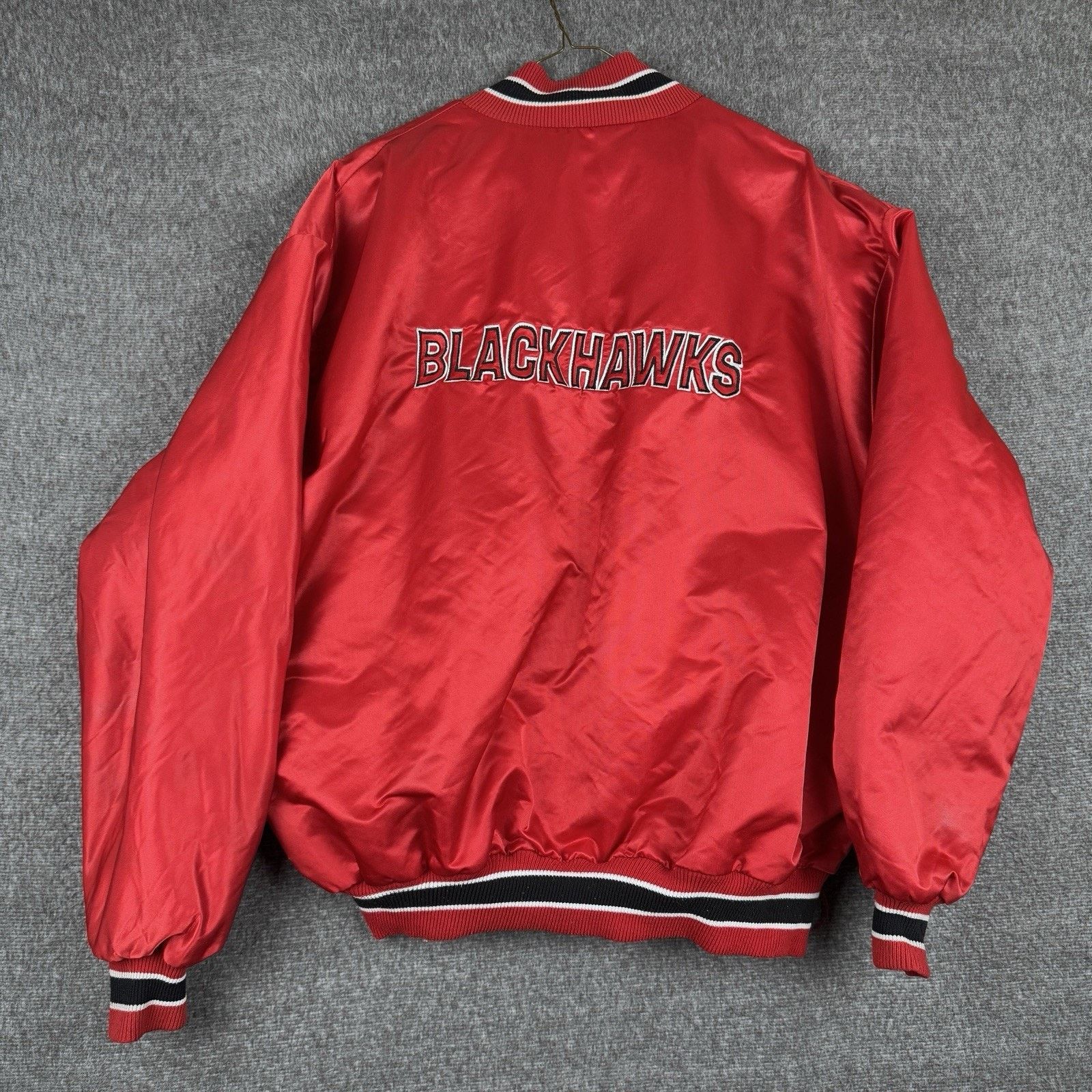 Delong Vintage Delong Chicago Blackhawks Varsity Jacket Men’s XXL Size US XXL / EU 58 / 5 - 6 Thumbnail