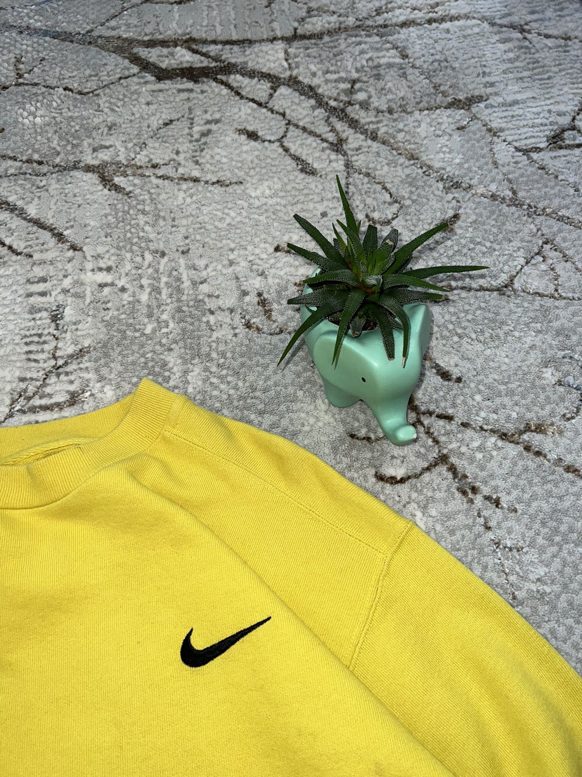 Nike × Vintage NIKE 90S VINTAGE SWOOSH LOGO SWEATSHIRT BOXY FIT CREWNECK Size US S / EU 44-46 / 1 - 3 Thumbnail