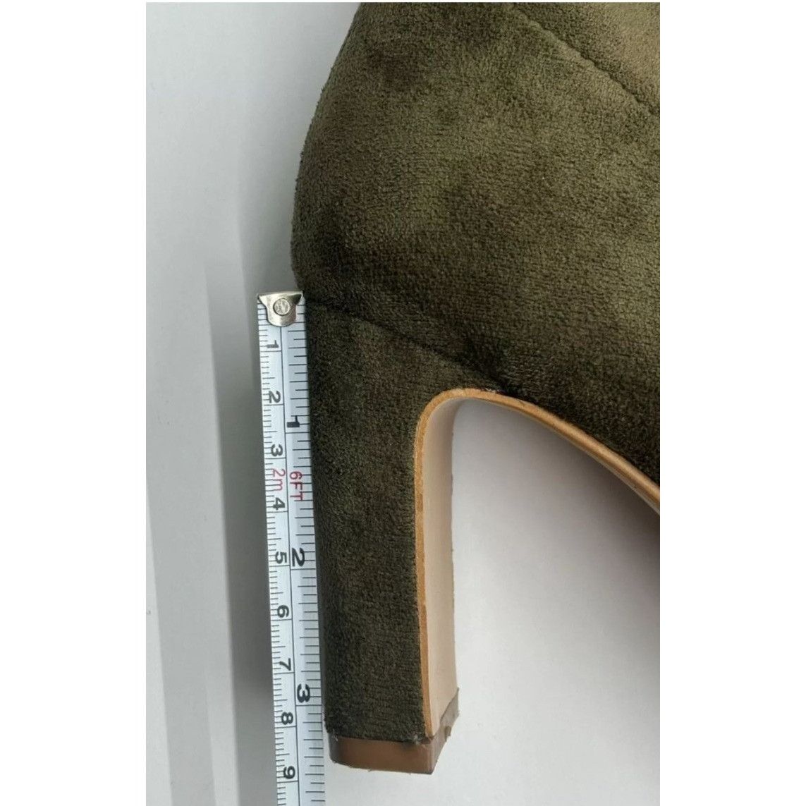 SHOES BY FLOR / Army JM / Olive Suede / Over The Knee / With