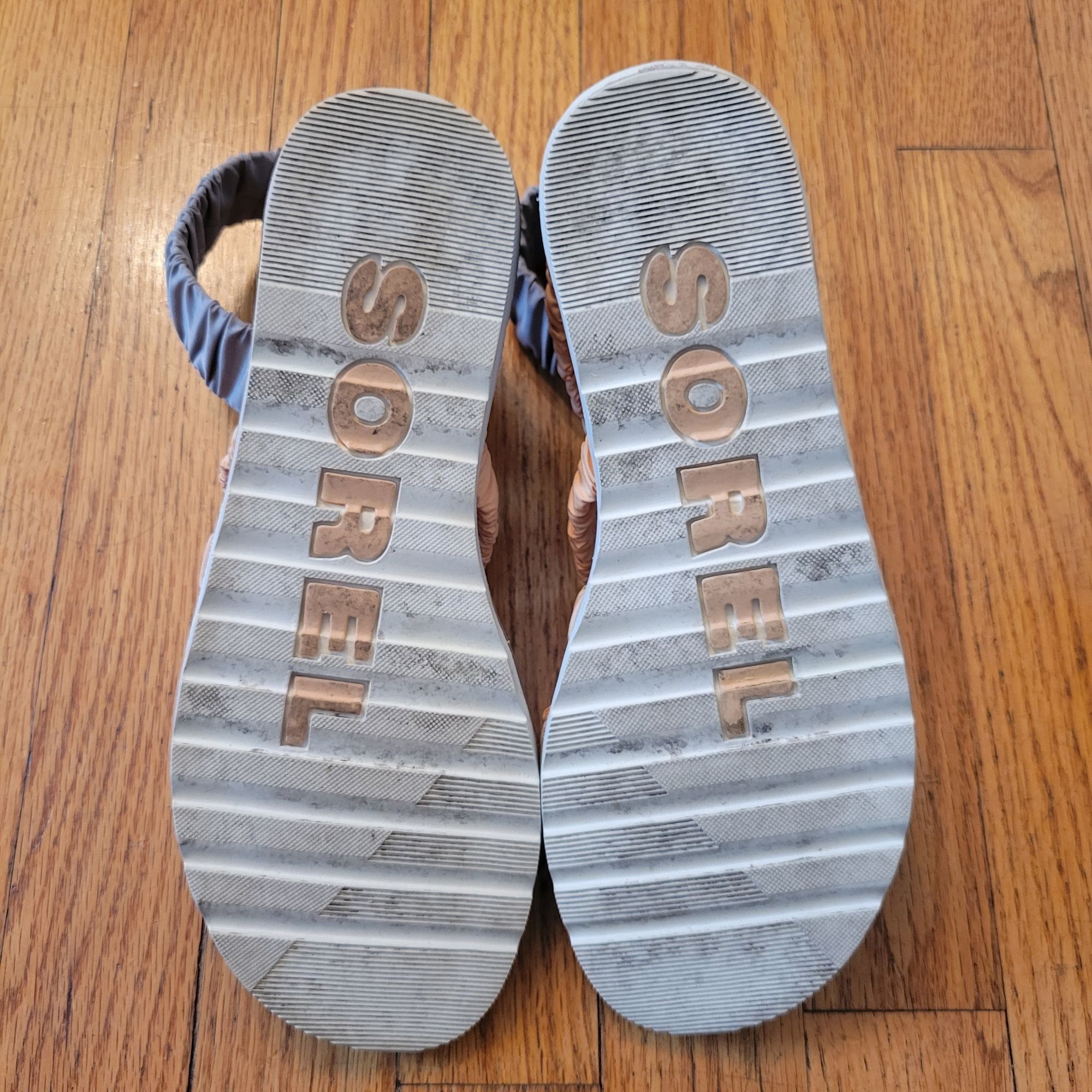 SOREL Sorel 7 ELLA II Ankle Strap Orange Grey Summer Sandals Flat Size US 7 / IT 37 - 5 Thumbnail