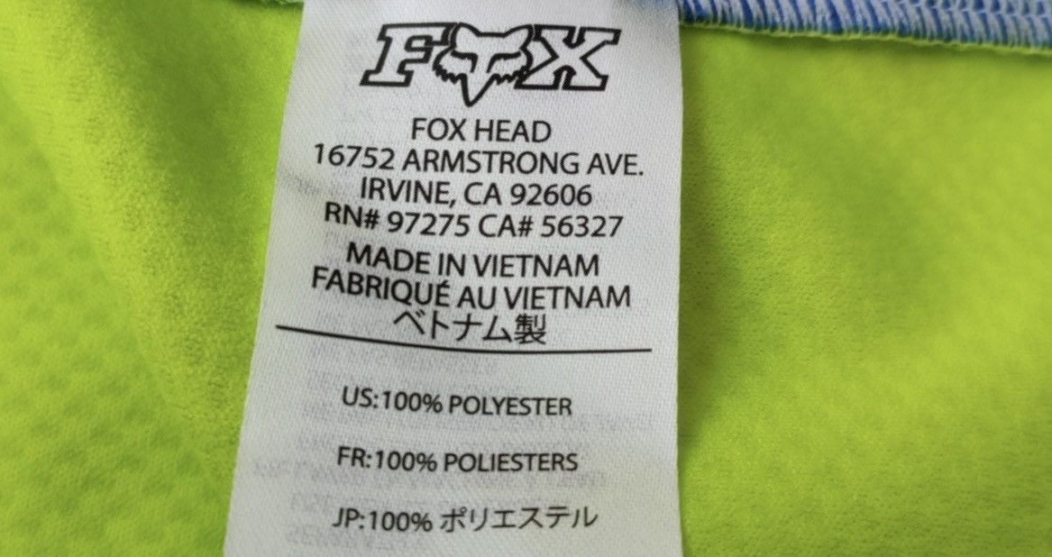 Fox Racing × Supreme Supreme Fox racing moto Jersey top green white tee T-shirt Size US M / EU 48-50 / 2 - 6 Thumbnail