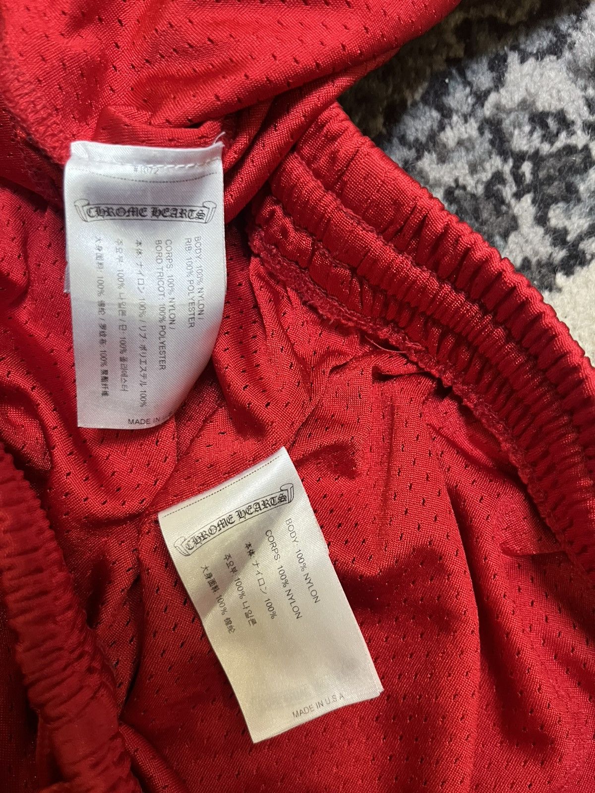 Chrome Hearts MATTY BOY X CHROME HEARTS RED MESH JERSEY SET Size US L / EU 52-54 / 3 - 7 Thumbnail