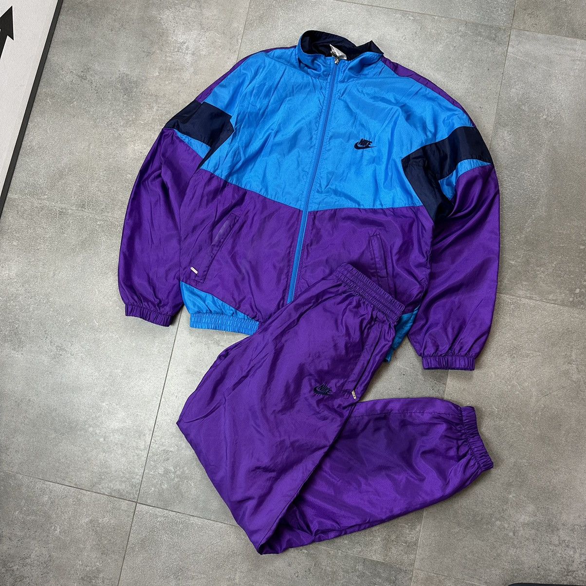 Nike × Streetwear × Vintage Nike vintage track suit RARE 90s streetwear ...
