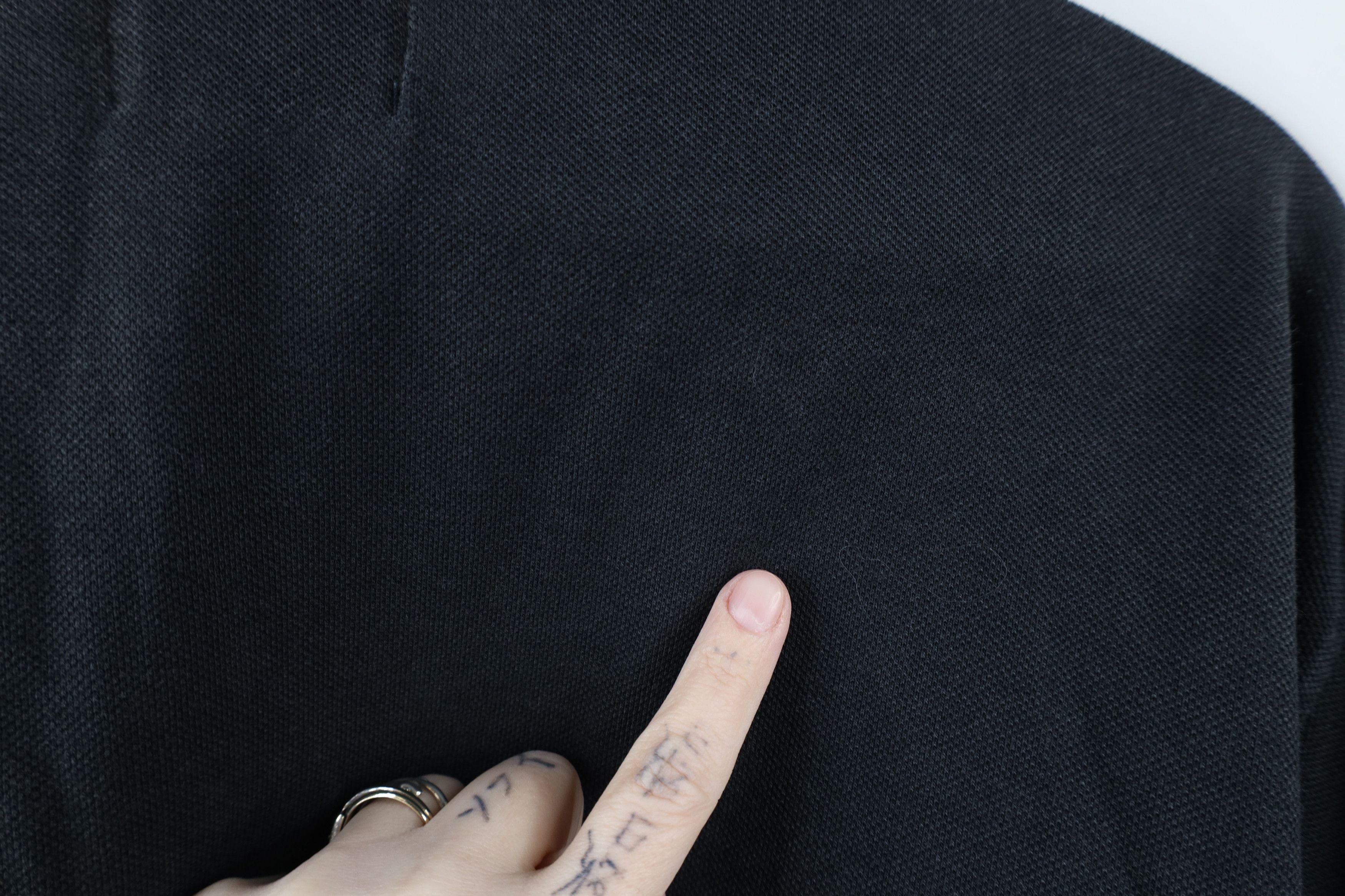 Express × Vintage Vintage 80s Express Faded Collared Golf Polo Shirt Black USA Size US S / EU 44-46 / 1 - 11 Thumbnail