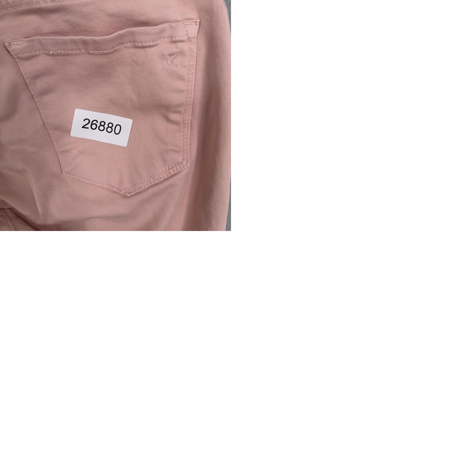 Denime Beija Flor Pants Womens 6 Pink Jeans Kelly Skinny Mid Rise Stretch Denim Fem Size 28" / US 6 / IT 42 - 9 Thumbnail