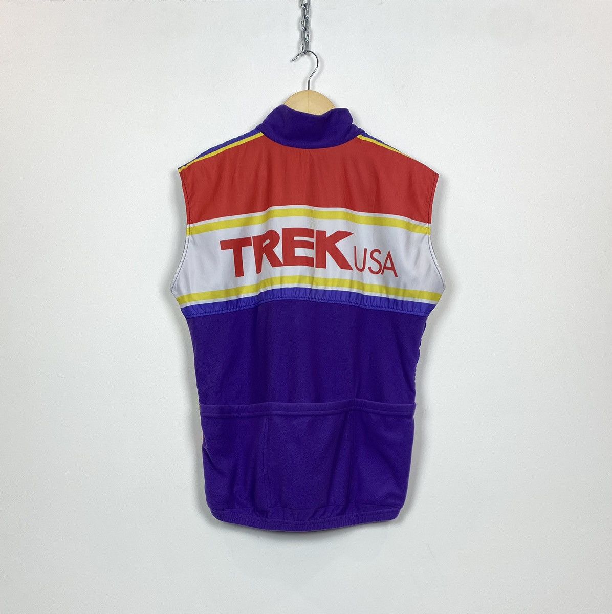 Other Vintage Trek USA Cycling Vest Gilet Jersey Full Zip 90’s Size US M / EU 48-50 / 2 - 8 Thumbnail