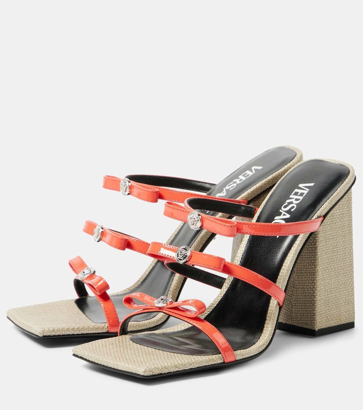 Versace o1y0226 Mules in Coral Size US 5 / IT 35 - 2 Thumbnail