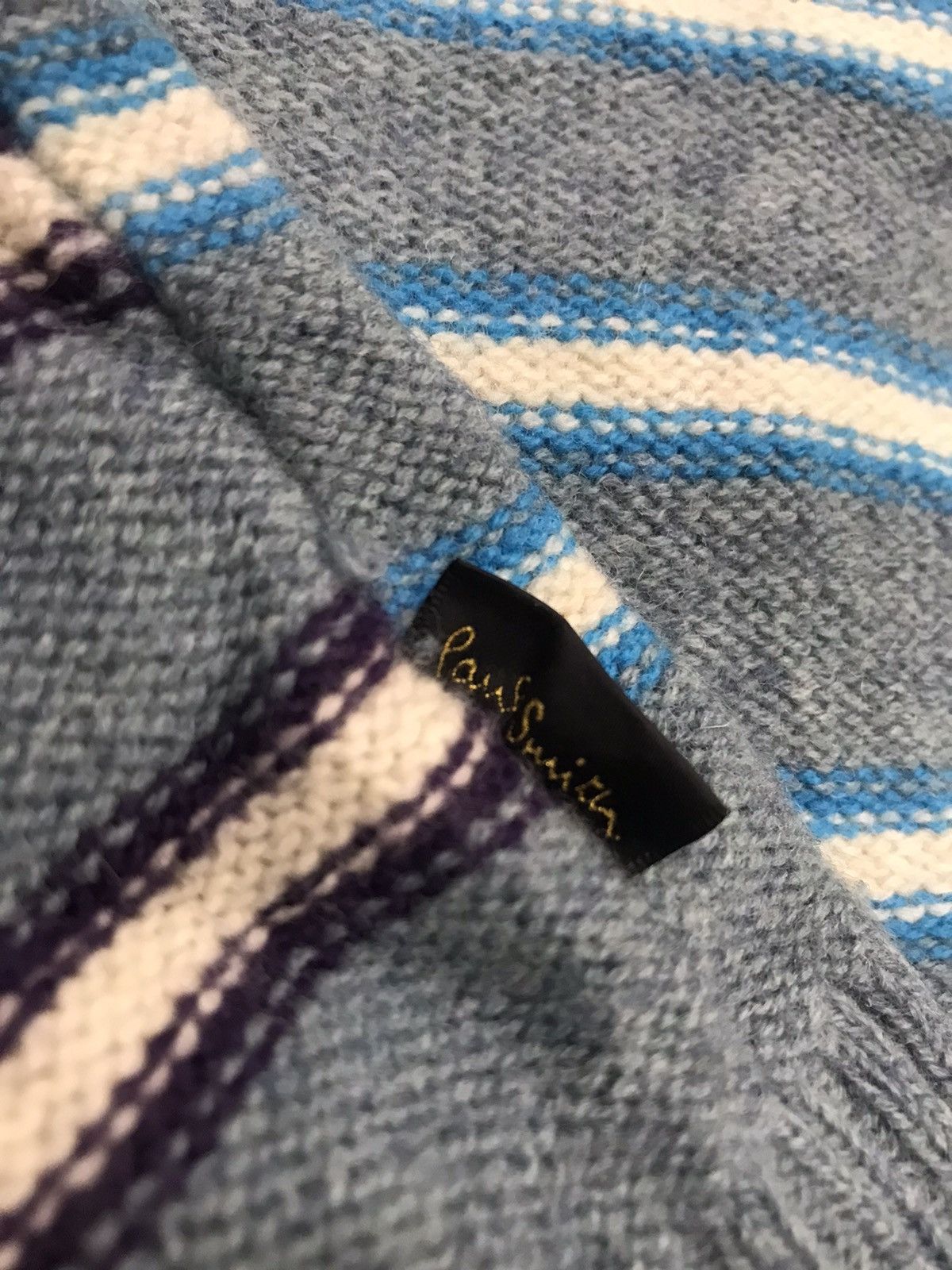 Paul Smith PAUL SMITH JEANS PURE LAMBSWOOL STRIPPED TURTLENECK Size US S / EU 44-46 / 1 - 5 Thumbnail