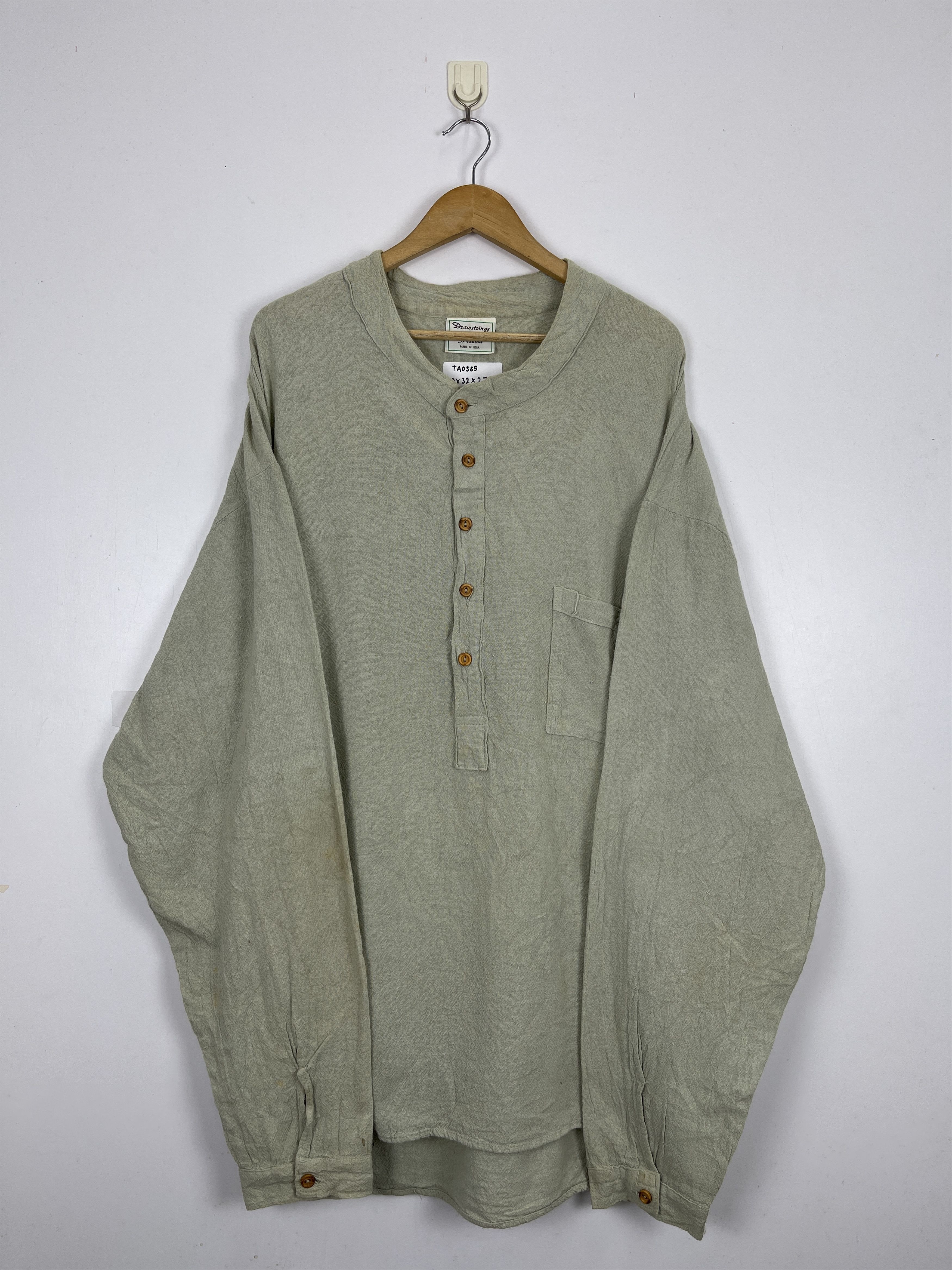 Vintage Drawstrings of Malibu Oversized Shirt TA0385