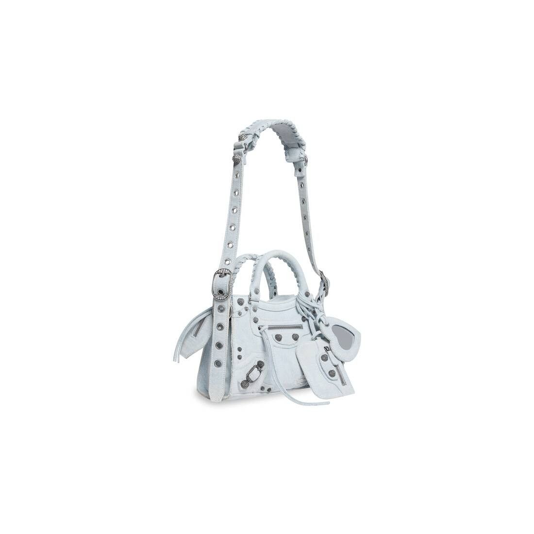 Balenciaga o1mt1gz0225 Size: OS / Neo Cagole Xs Handbag Denim Size ONE SIZE - 2 Thumbnail