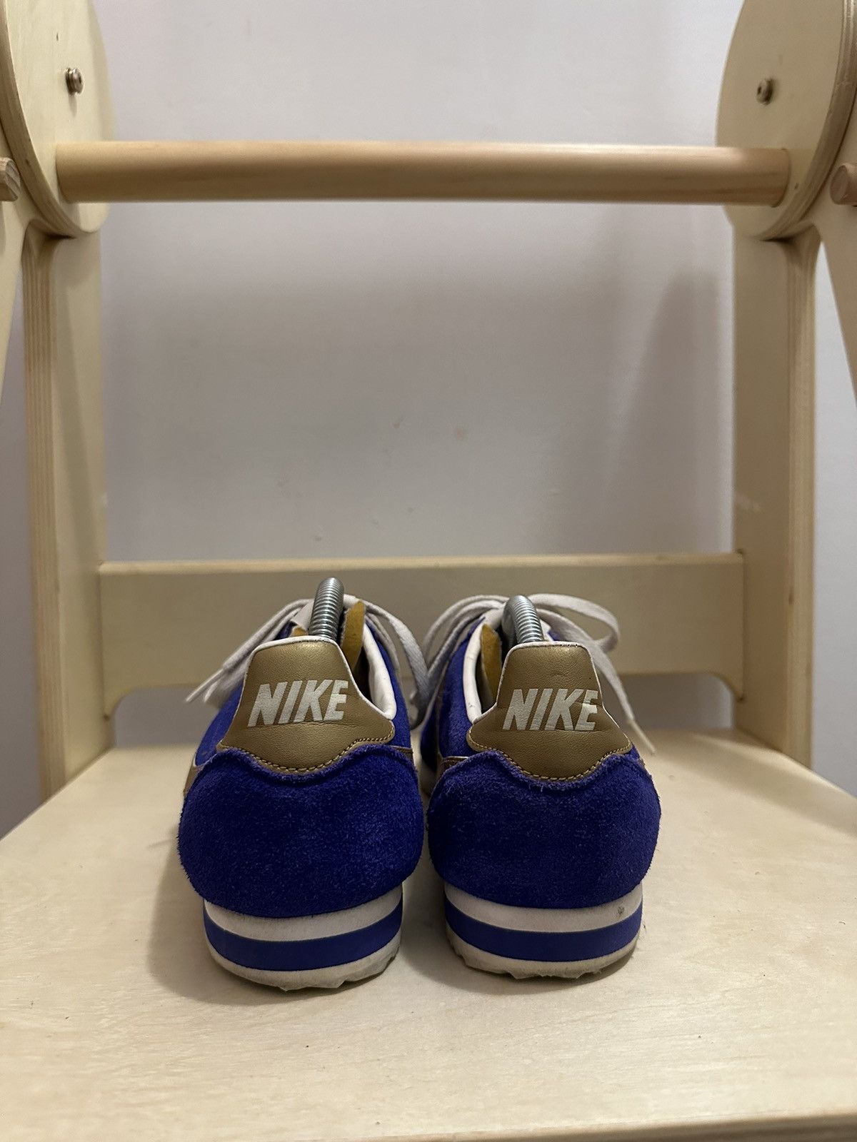 Nike × Vintage Nike Cortez Suede Vintage Royal Blue/Gold Size US 9 / EU 42 - 4 Thumbnail