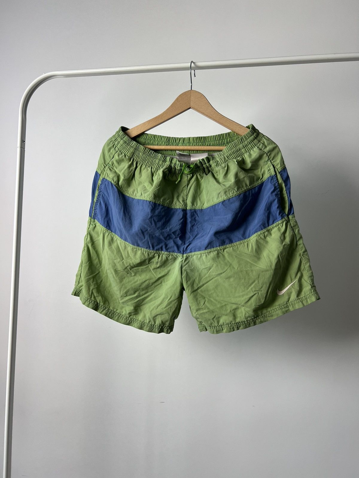 Nike Nike Vintage Shorts Big Logo y2k Size US 32 / EU 48 - 6 Thumbnail