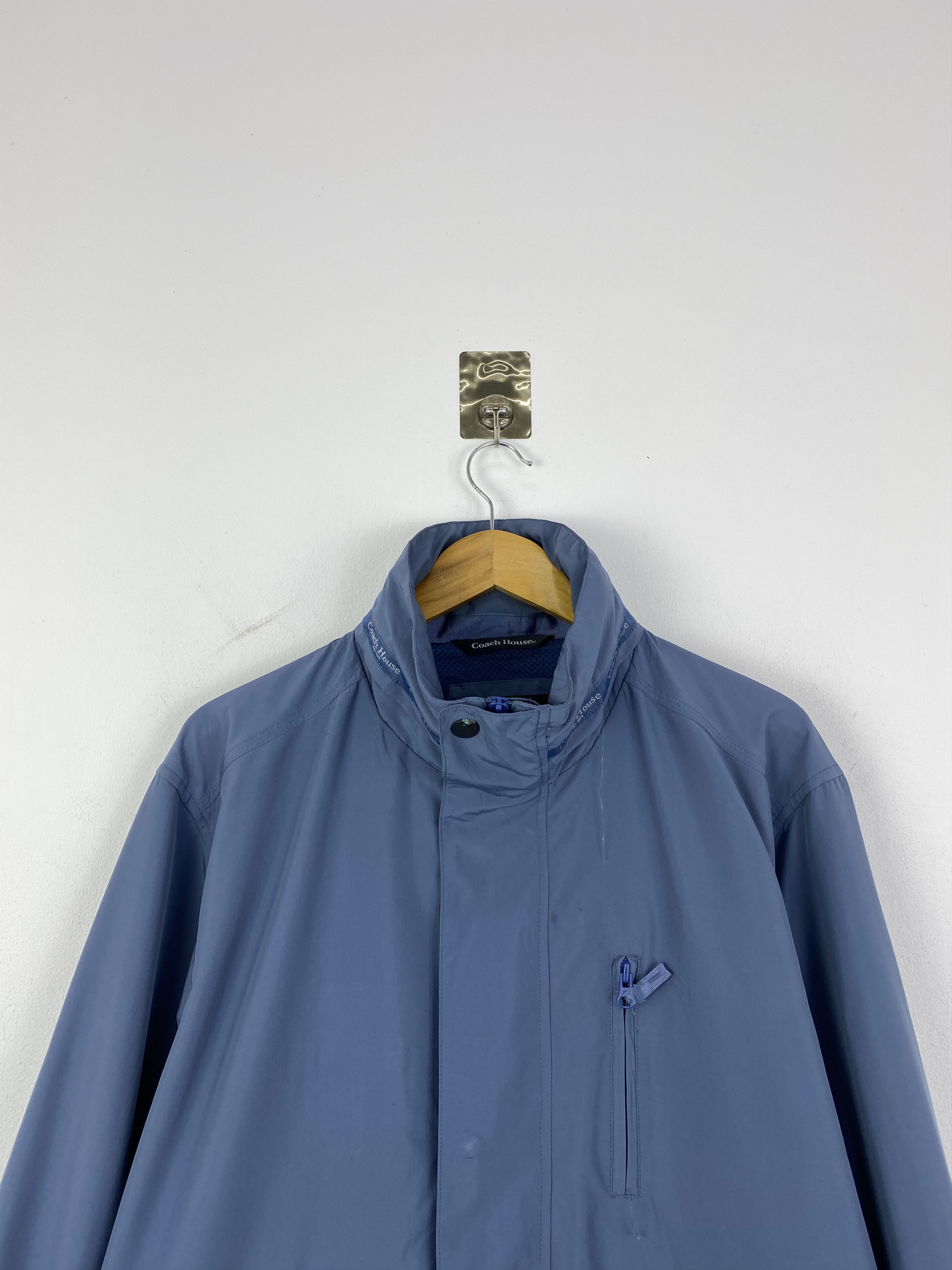 Japanese Brand Vintage 90s Coach House Windbreaker Stand Collar JA0214 Size US M / EU 48-50 / 2 - 3 Thumbnail