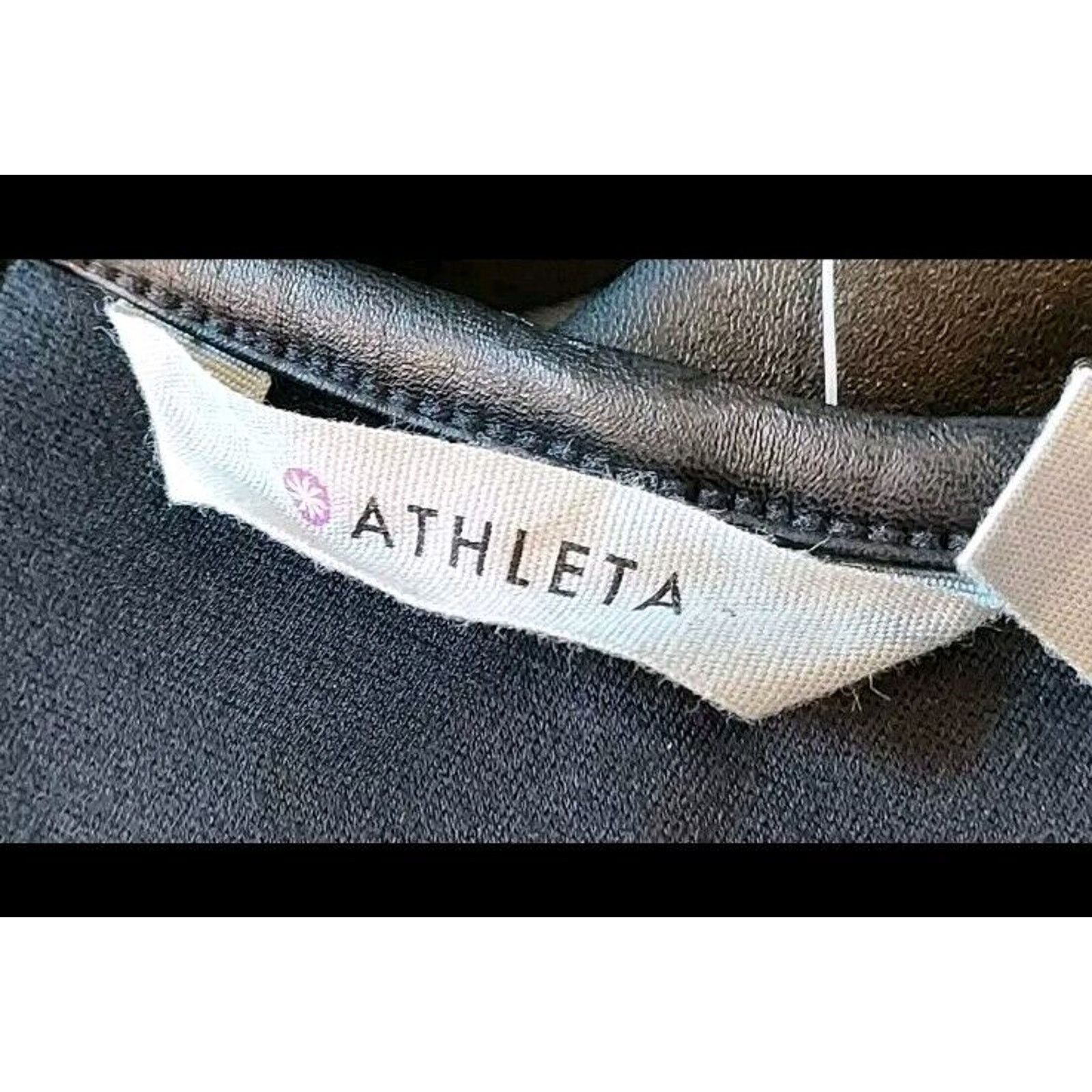 Athleta Athleta XS Night On The Town Ponte Dress Black Faux Vegan Size XS / US 0-2 / IT 36-38 - 8 Thumbnail