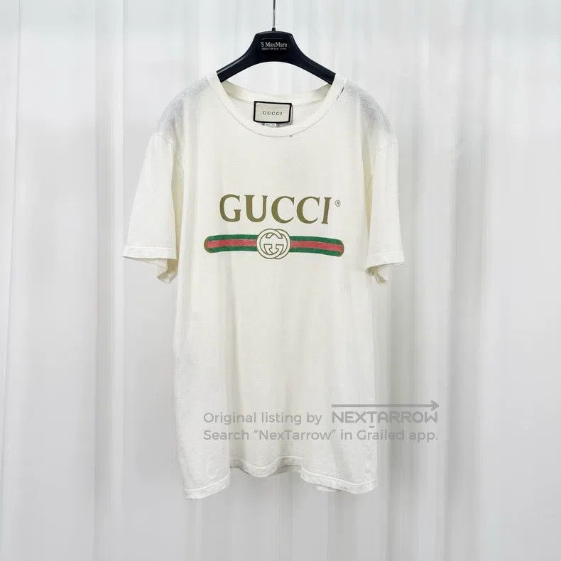 Gucci Gucci Embroidered floral belt letter short sleeve Size US S / EU 44-46 / 1 - 1 Thumbnail