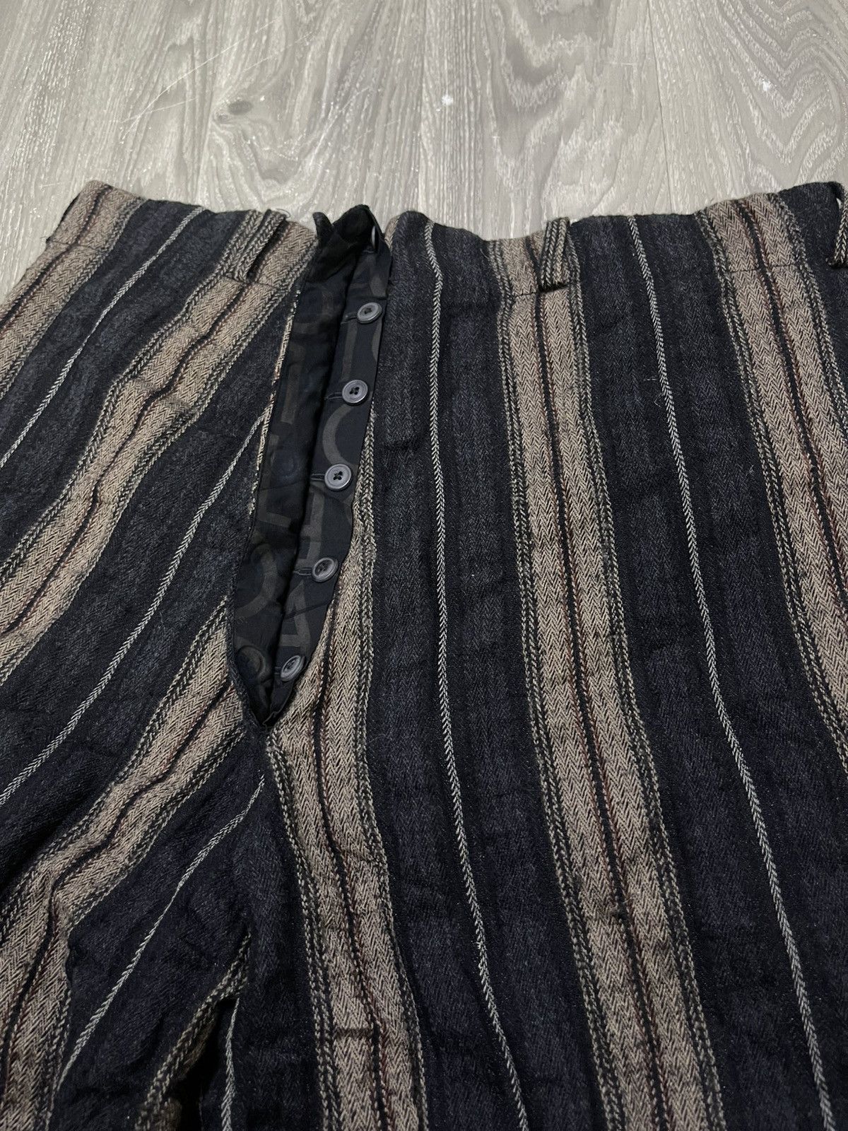 Vivienne Westwood Vintage Vivienne Westwood Striped Wool Blend Trousers Size US 40 / EU 56 - 10 Thumbnail