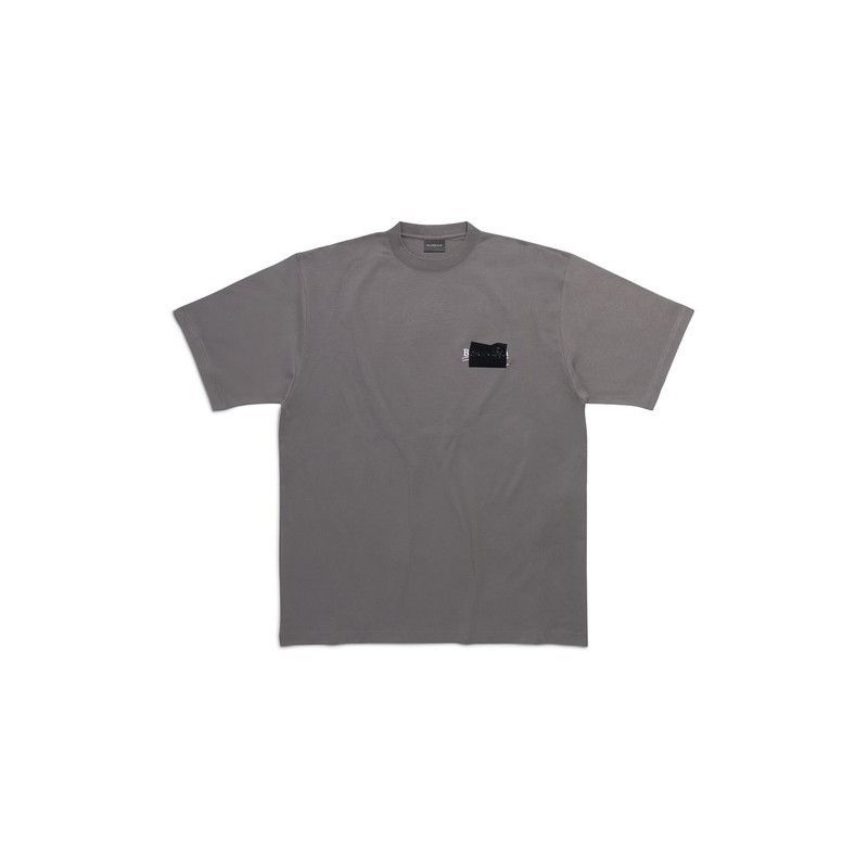 Balenciaga o1mt1gz0125 Gaffer T-Shirt Large Fit in Dark Grey Size US XXS / EU 40 - 1 Thumbnail