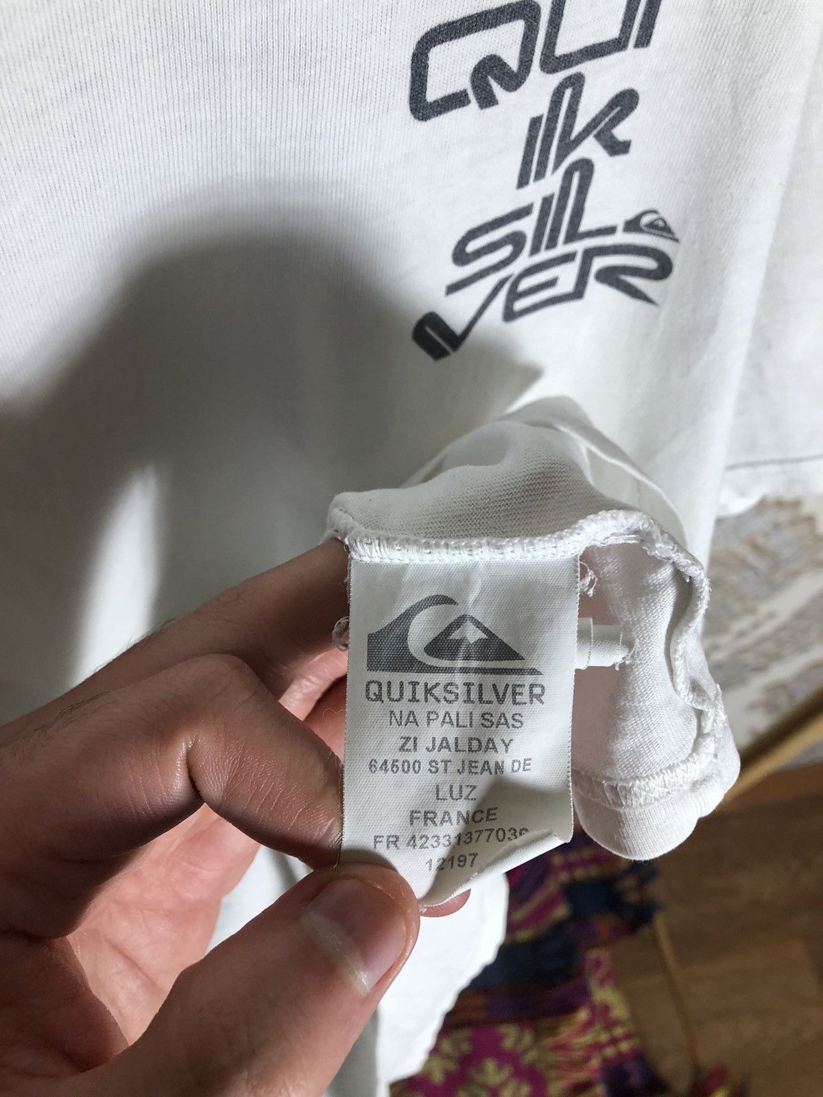 Quiksilver VINTAGE QUIKSILVER DOUBLE PRINTED RETRO SURF T-SHIRT Y2K 90s Size US XL / EU 56 / 4 - 5 Thumbnail