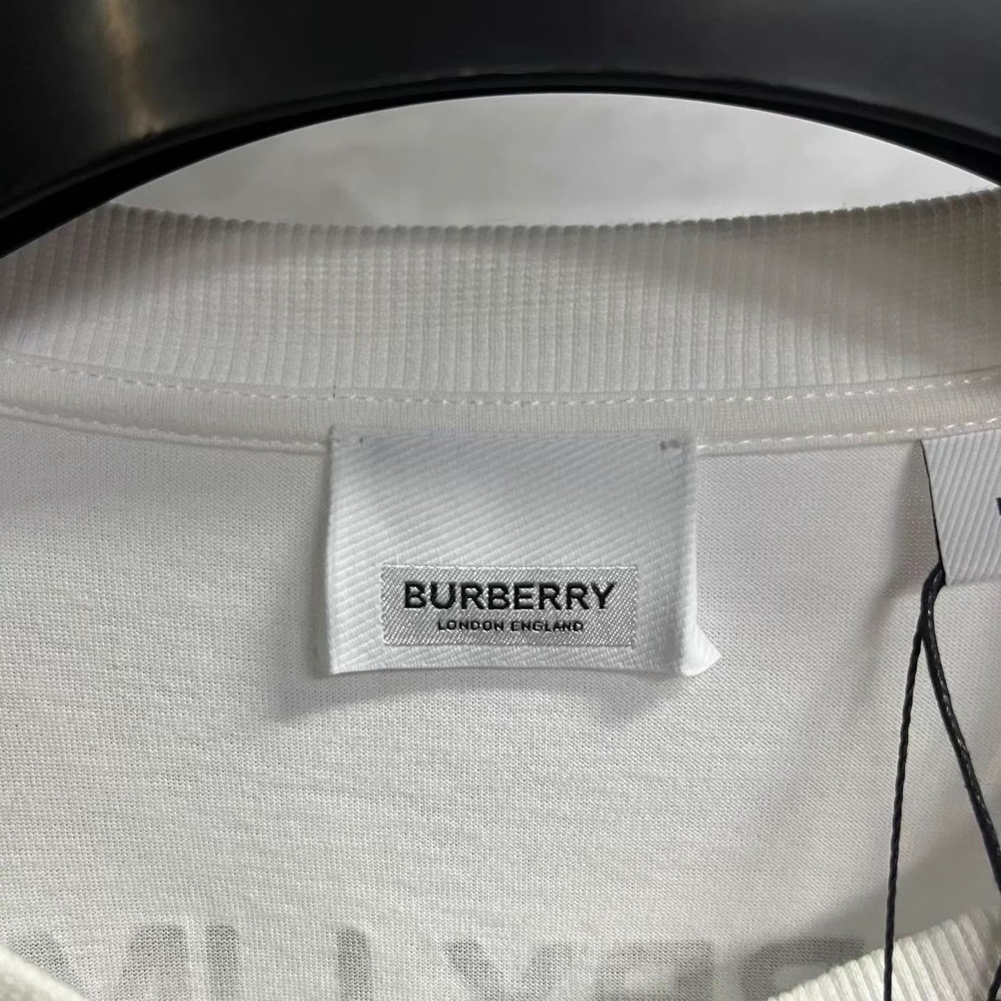 Burberry Burberry White Logo Print Crewneck Short-Sleeve T-shirt L Size US L / EU 52-54 / 3 - 5 Thumbnail