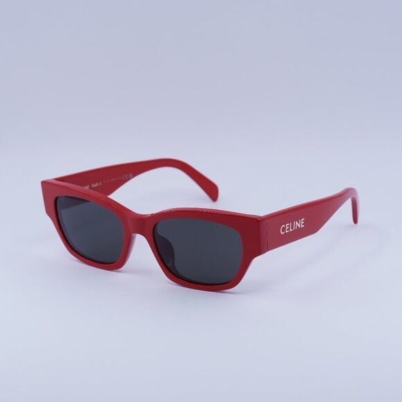 Celine 🕶️ New Celine CL40197U 66A Red/Smoke Sunglasses Size ONE SIZE - 1 Thumbnail