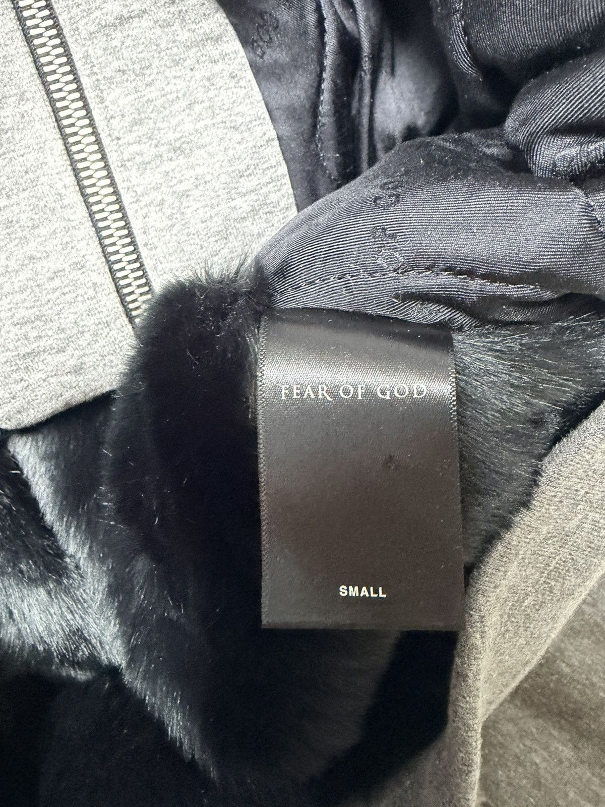 Fear of God Fear of god 5th heavy terry hood fur bomber greay Size US S / EU 44-46 / 1 - 5 Thumbnail